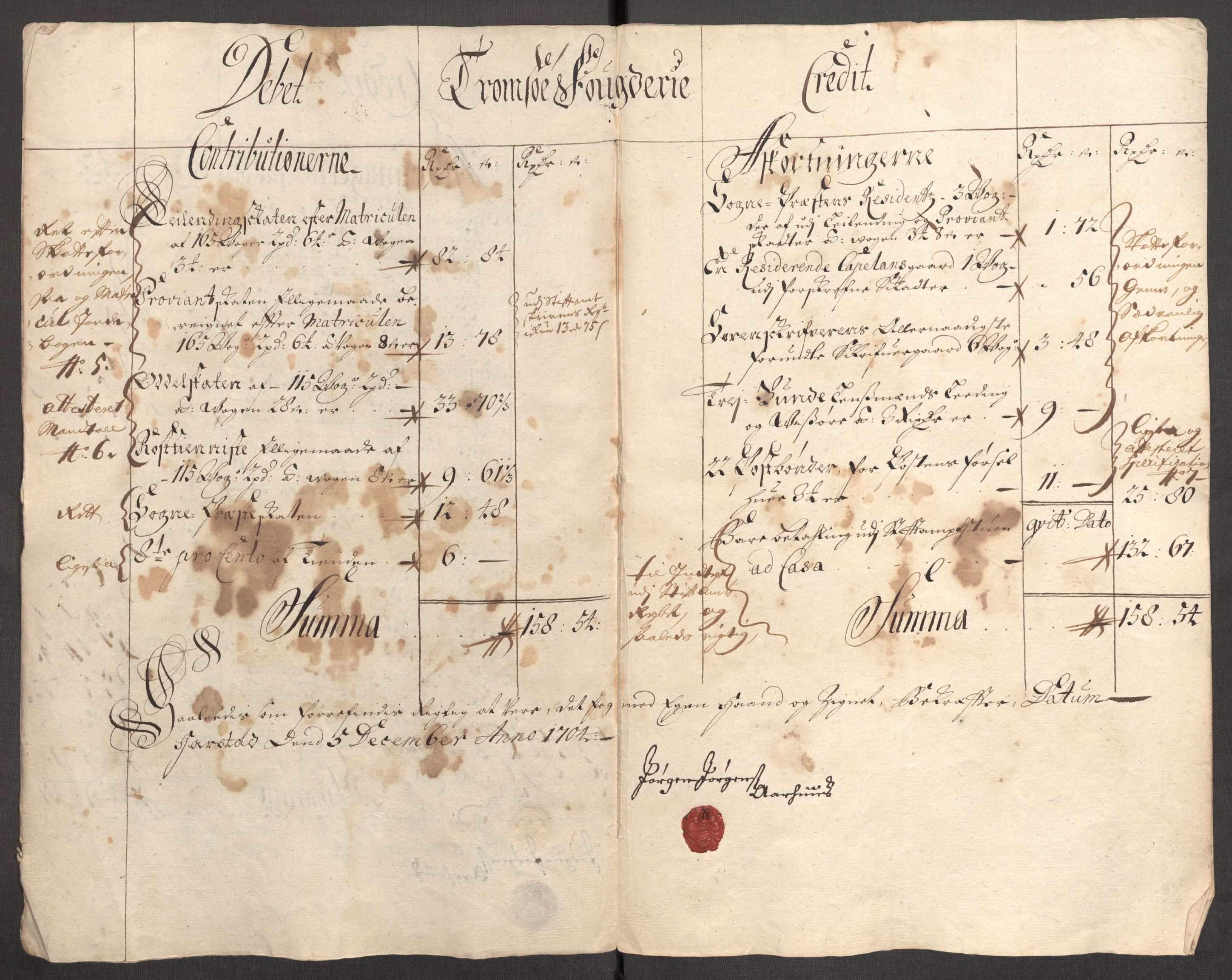 Rentekammeret inntil 1814, Reviderte regnskaper, Fogderegnskap, RA/EA-4092/R68/L4755: Fogderegnskap Senja og Troms, 1700-1704, p. 355