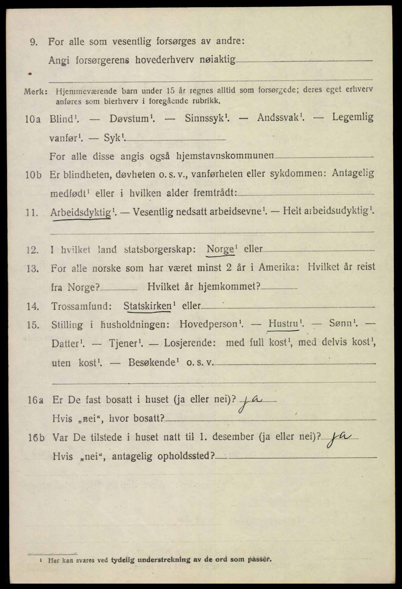 SAH, 1920 census for Nes (Hedmark), 1920, p. 7785