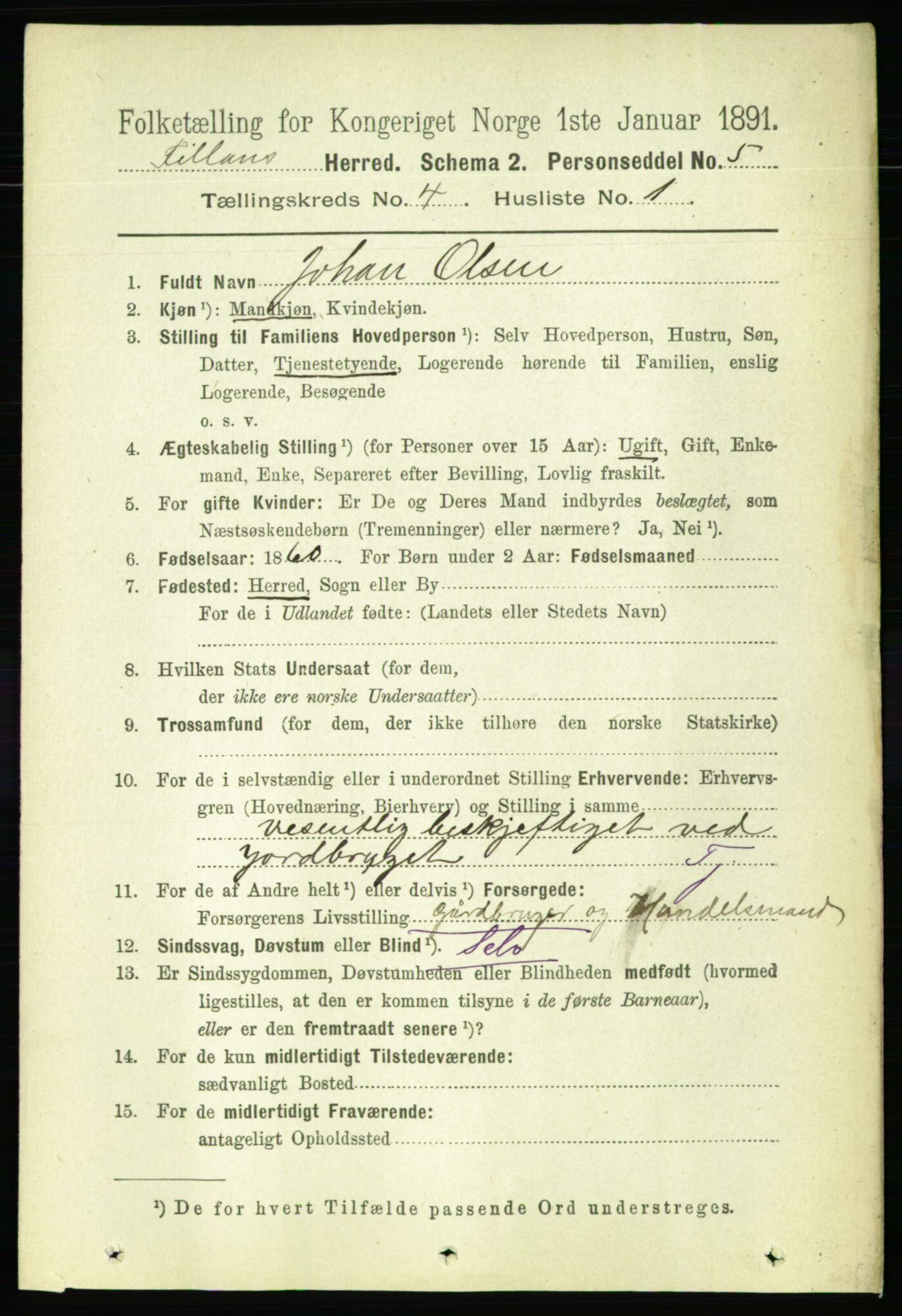 RA, 1891 census for 1616 Fillan, 1891, p. 670