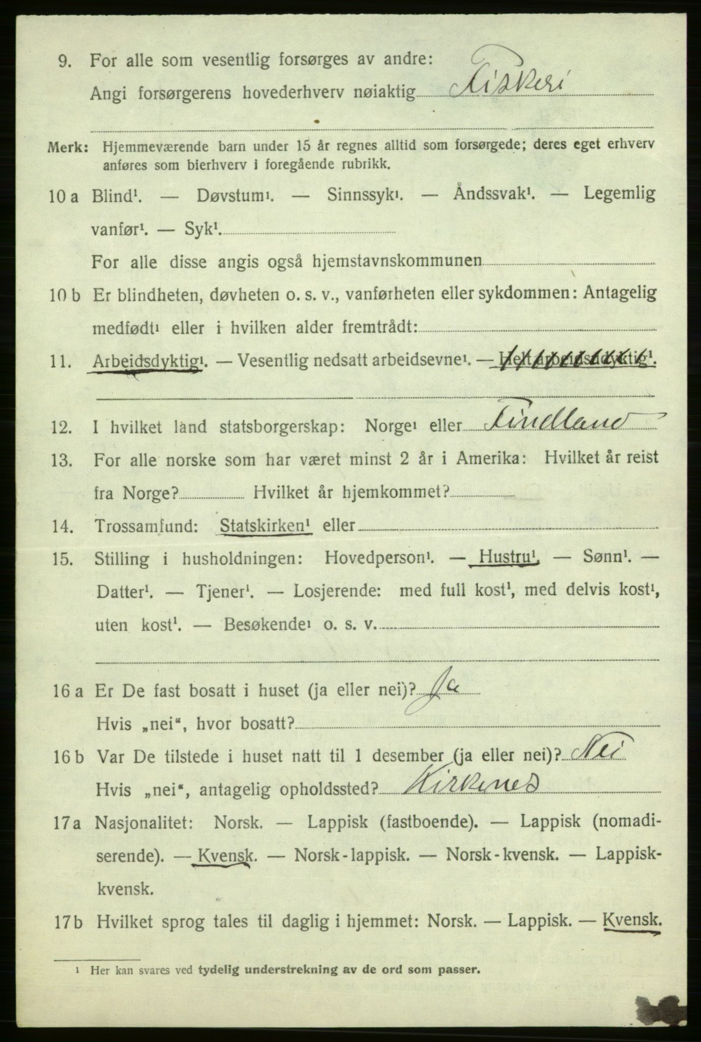 SATØ, 1920 census for Vardø rural district, 1920, p. 571