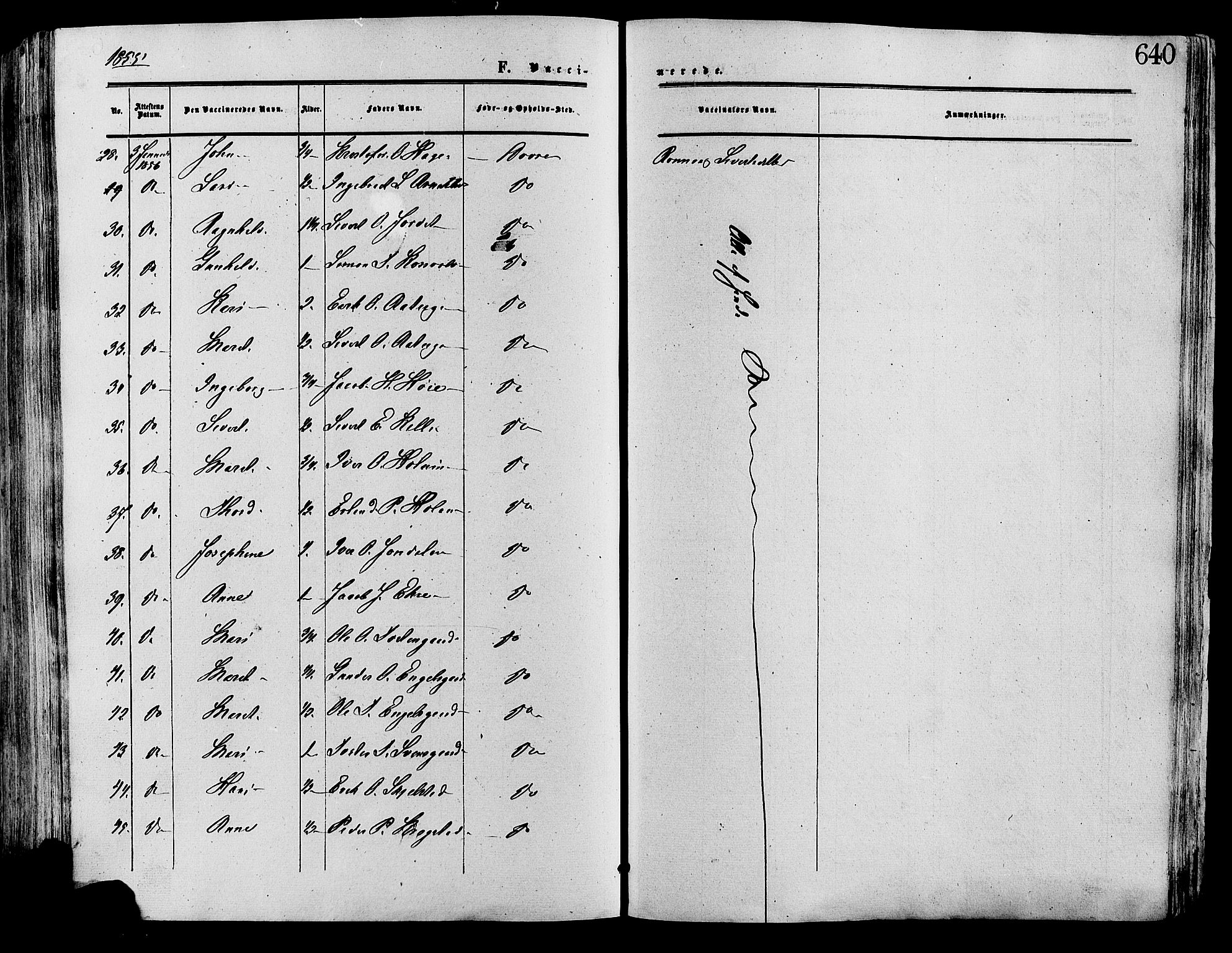 Lesja prestekontor, AV/SAH-PREST-068/H/Ha/Haa/L0008: Parish register (official) no. 8, 1854-1880, p. 640