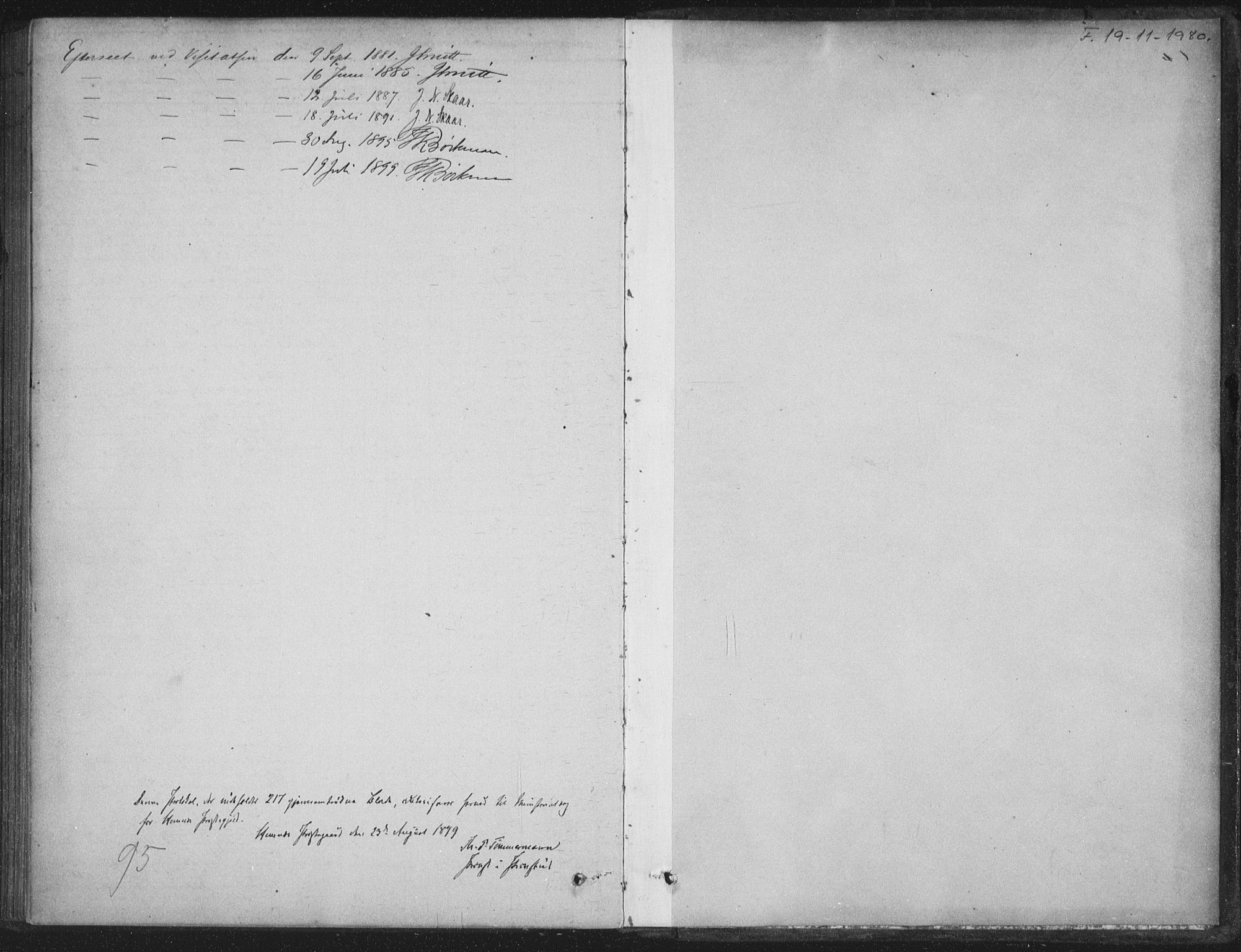 Ministerialprotokoller, klokkerbøker og fødselsregistre - Nordland, SAT/A-1459/825/L0361: Parish register (official) no. 825A15, 1878-1893
