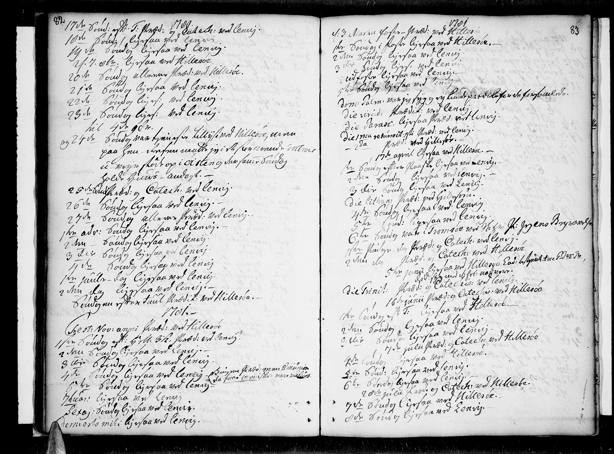 Lenvik sokneprestembete, AV/SATØ-S-1310/H/Ha/Haa/L0001kirke: Parish register (official) no. 1, 1753-1783, p. 82-83