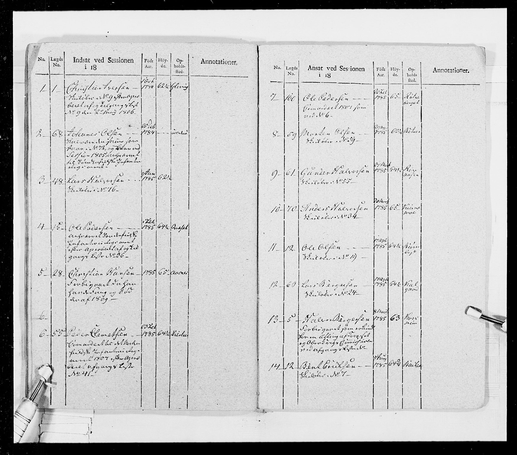 Generalitets- og kommissariatskollegiet, Det kongelige norske kommissariatskollegium, RA/EA-5420/E/Eh/L0026: Skiløperkompaniene, 1805-1810, p. 380