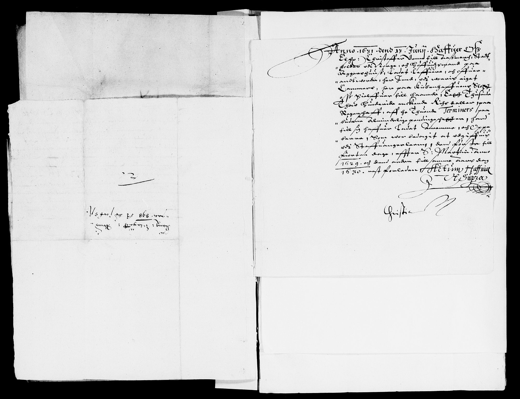 Rentekammeret inntil 1814, Reviderte regnskaper, Lensregnskaper, AV/RA-EA-5023/R/Rb/Rba/L0107: Akershus len, 1631-1632