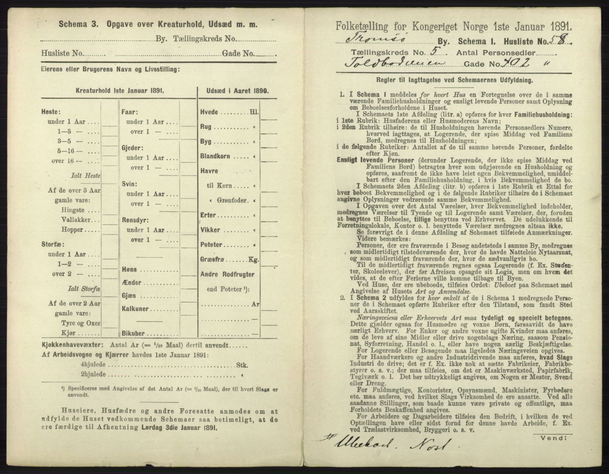 RA, 1891 census for 1902 Tromsø, 1891, p. 4848