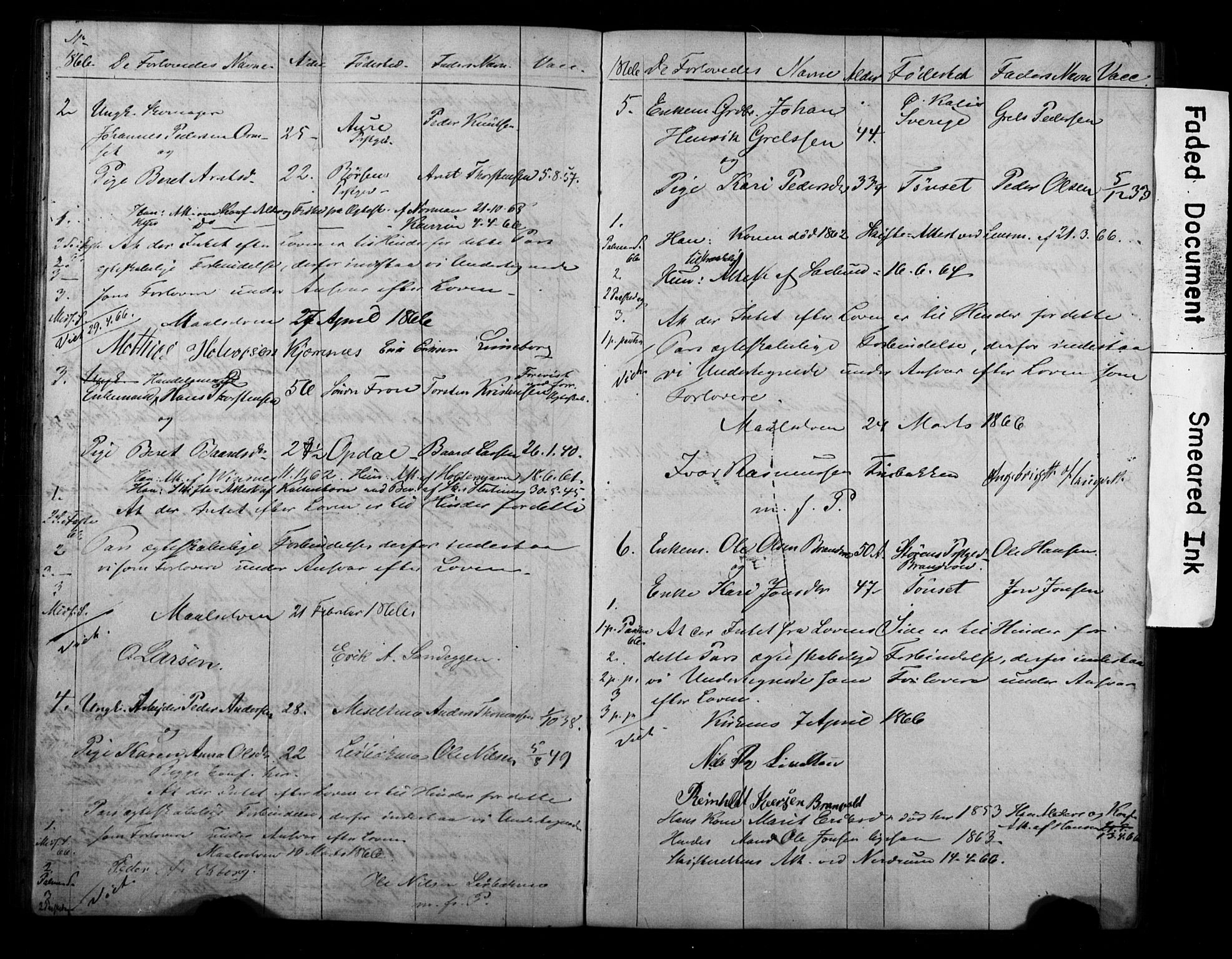 Målselv sokneprestembete, AV/SATØ-S-1311/I/Id/L0037: Banns register no. 37, 1853-1870