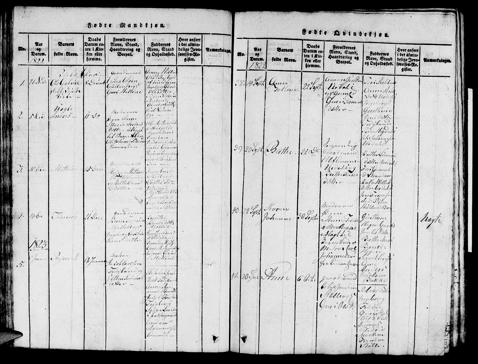 Sokndal sokneprestkontor, SAST/A-101808: Parish register (official) no. A 6, 1815-1826, p. 118-119