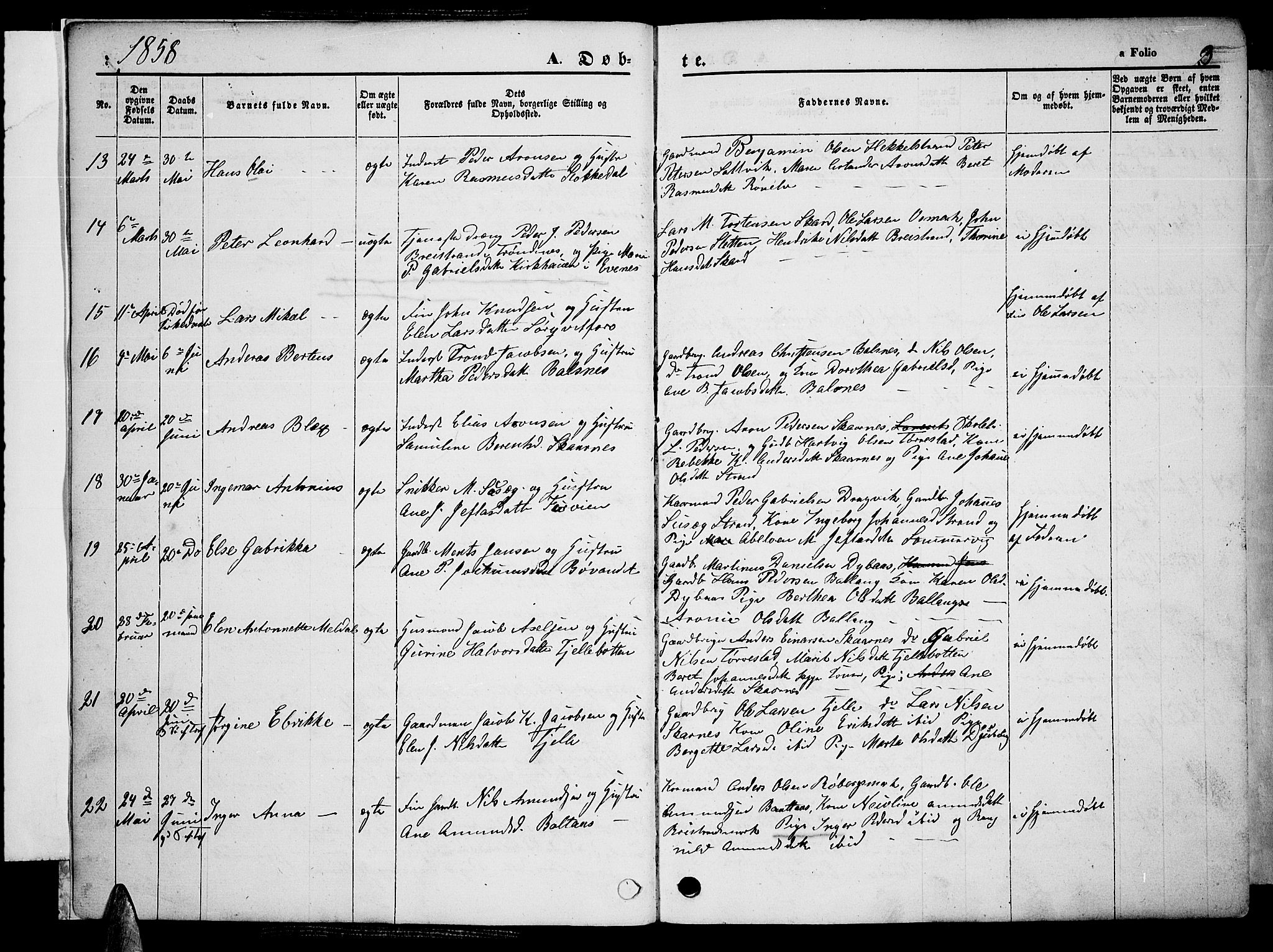 Ministerialprotokoller, klokkerbøker og fødselsregistre - Nordland, AV/SAT-A-1459/863/L0912: Parish register (copy) no. 863C02, 1858-1876, p. 3