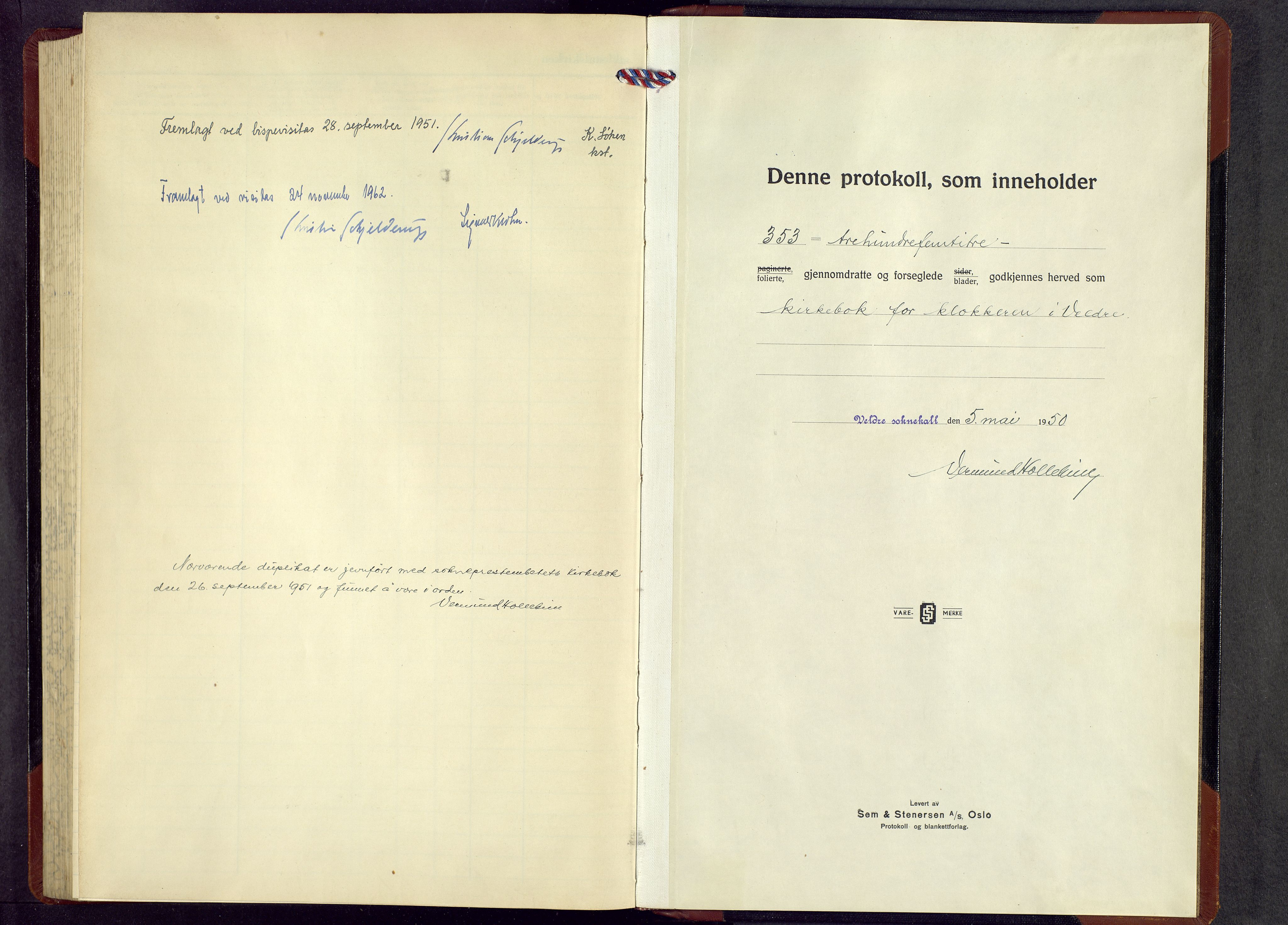 Veldre prestekontor, AV/SAH-PREST-018/L/La/L0003: Parish register (copy) no. 3, 1950-1967