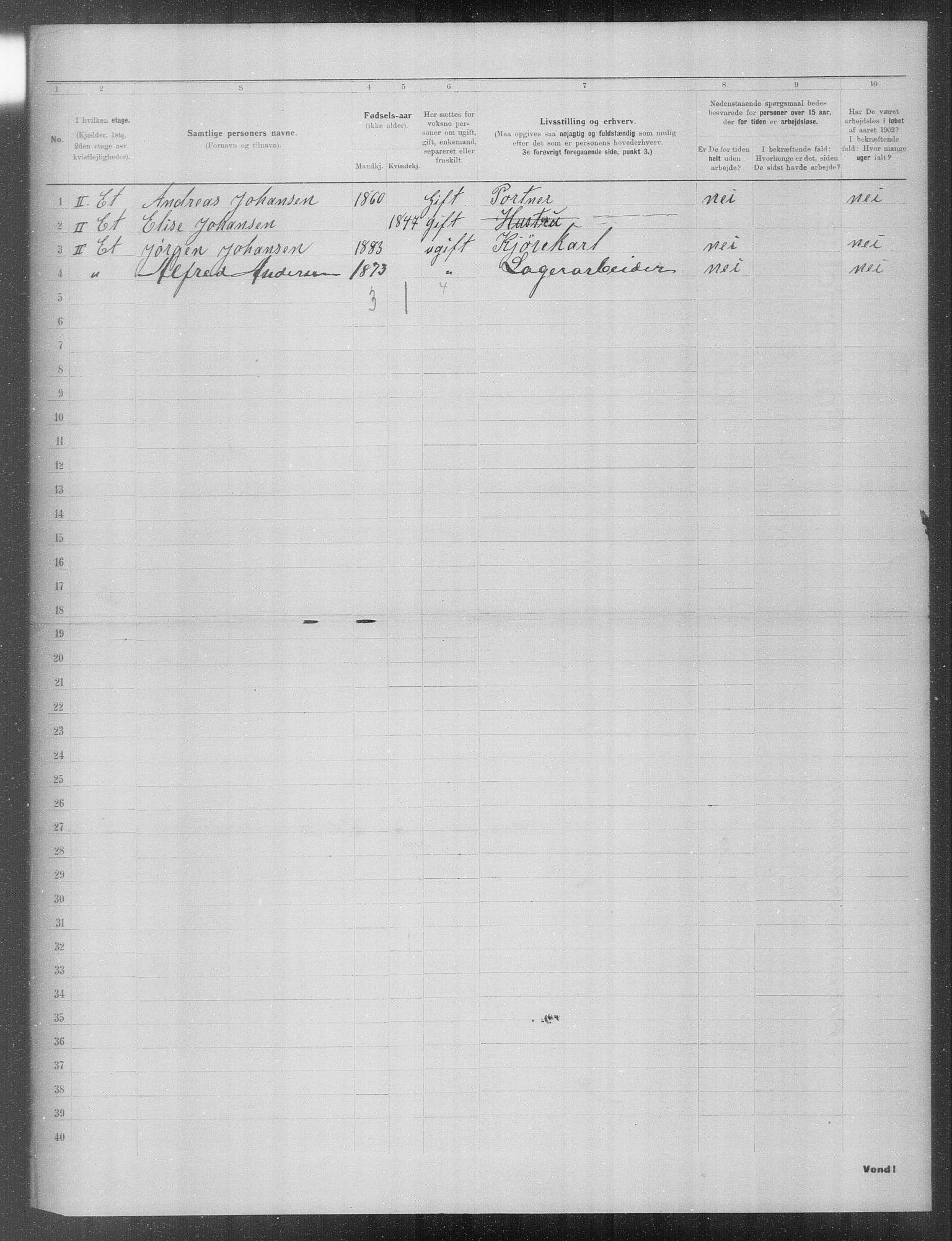 OBA, Municipal Census 1902 for Kristiania, 1902, p. 23451