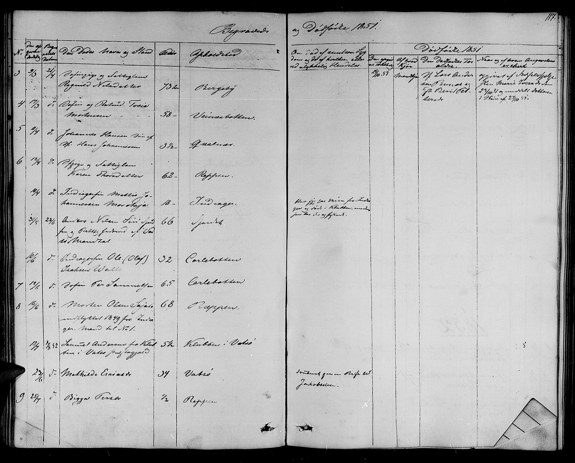 Nesseby sokneprestkontor, SATØ/S-1330/H/Ha/L0001kirke: Parish register (official) no. 1, 1838-1855, p. 117