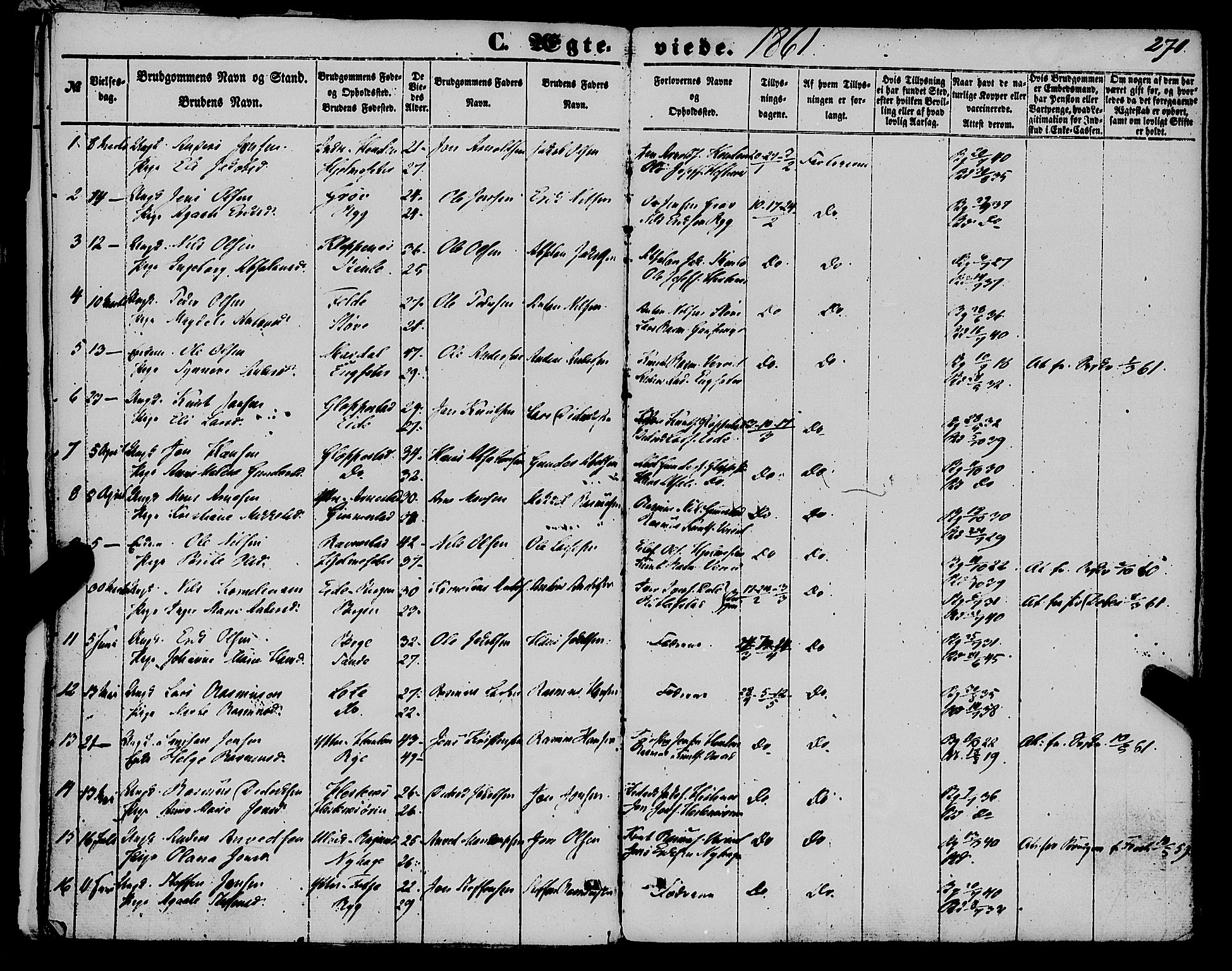 Gloppen sokneprestembete, SAB/A-80101/H/Haa/Haaa/L0009: Parish register (official) no. A 9, 1855-1870, p. 270