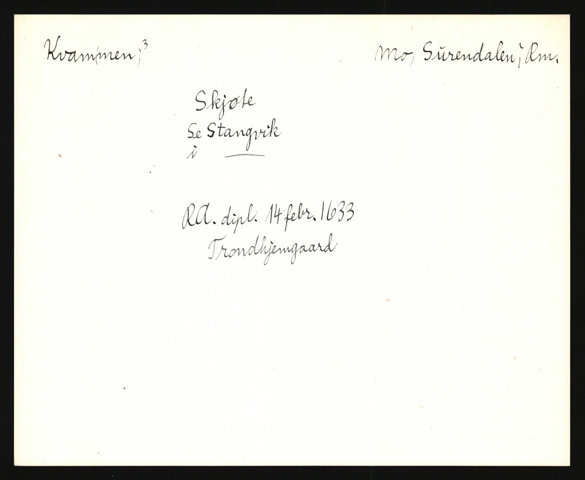 Riksarkivets diplomsamling, AV/RA-EA-5965/F35/F35e/L0031: Registreringssedler Møre og Romsdal, 1400-1700, p. 693