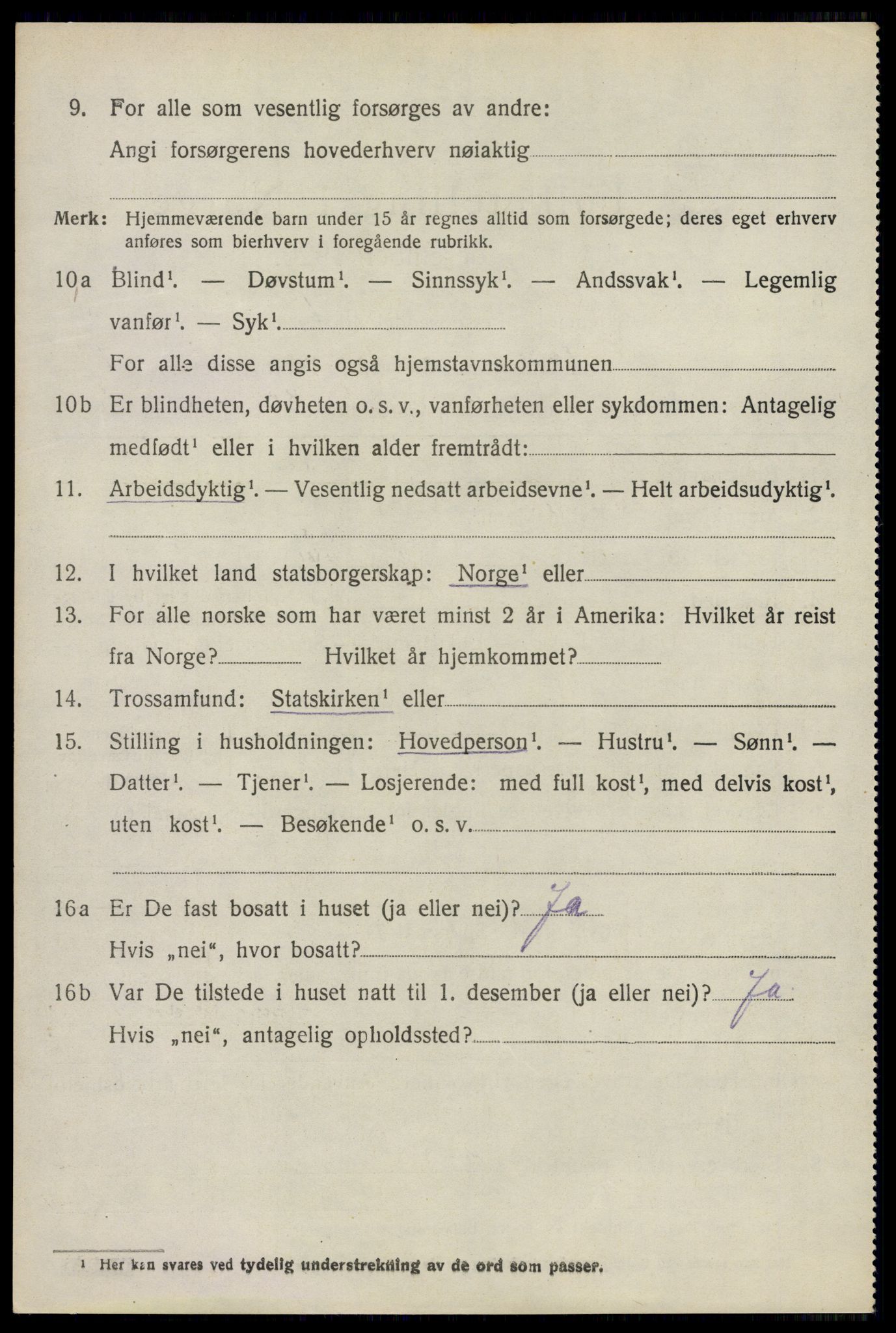 SAO, 1920 census for Asker, 1920, p. 12633