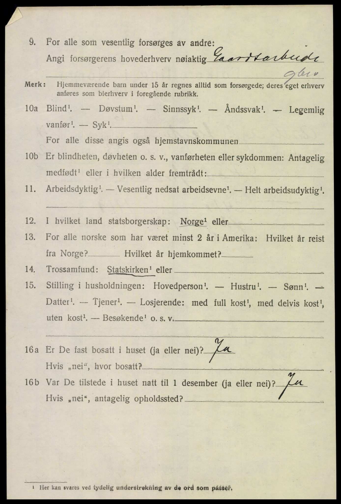 SAK, 1920 census for Eide, 1920, p. 1393