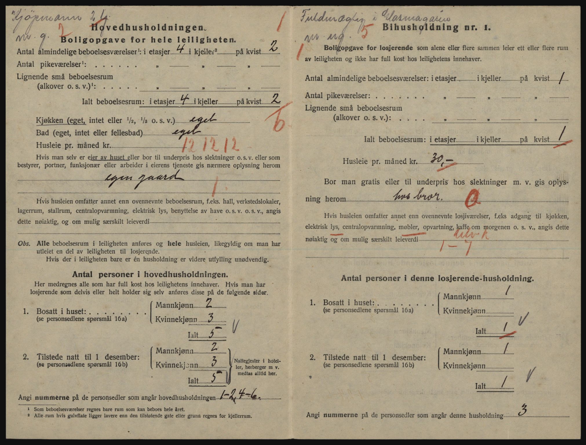 SATØ, 1920 census for Tromsø, 1920, p. 4720