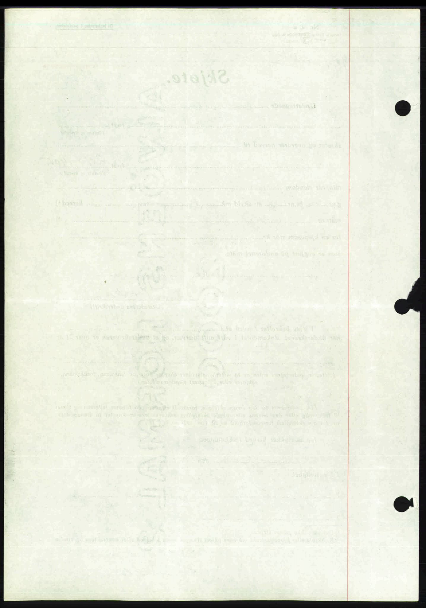 Toten tingrett, SAH/TING-006/H/Hb/Hbc/L0004: Mortgage book no. Hbc-04, 1938-1938, Diary no: : 1720/1938