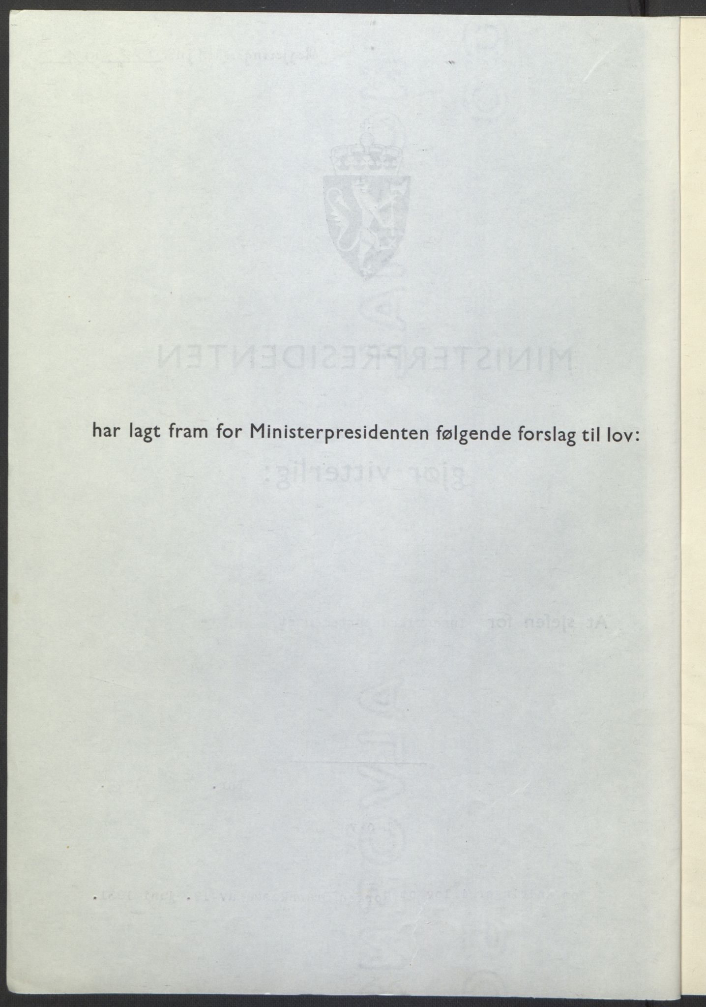 NS-administrasjonen 1940-1945 (Statsrådsekretariatet, de kommisariske statsråder mm), RA/S-4279/D/Db/L0098: Lover II, 1942, p. 563