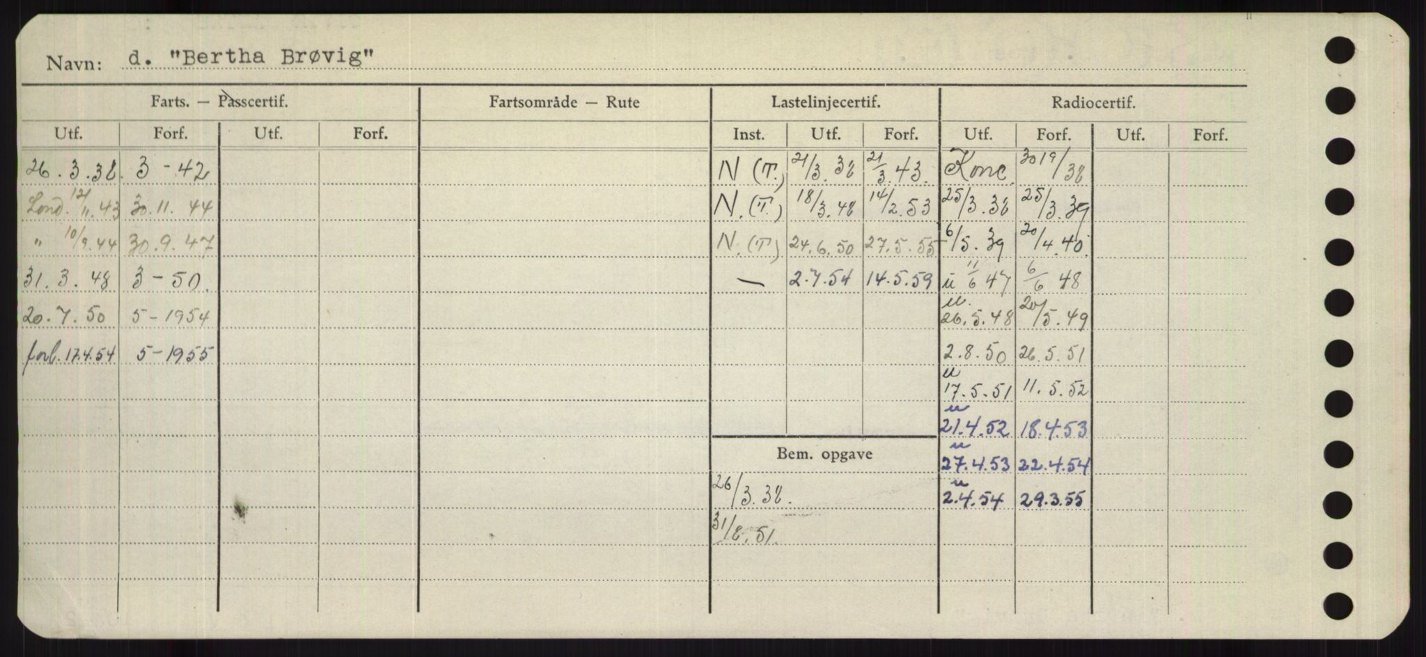 Sjøfartsdirektoratet med forløpere, Skipsmålingen, AV/RA-S-1627/H/Hb/L0001: Fartøy, A-D, p. 240