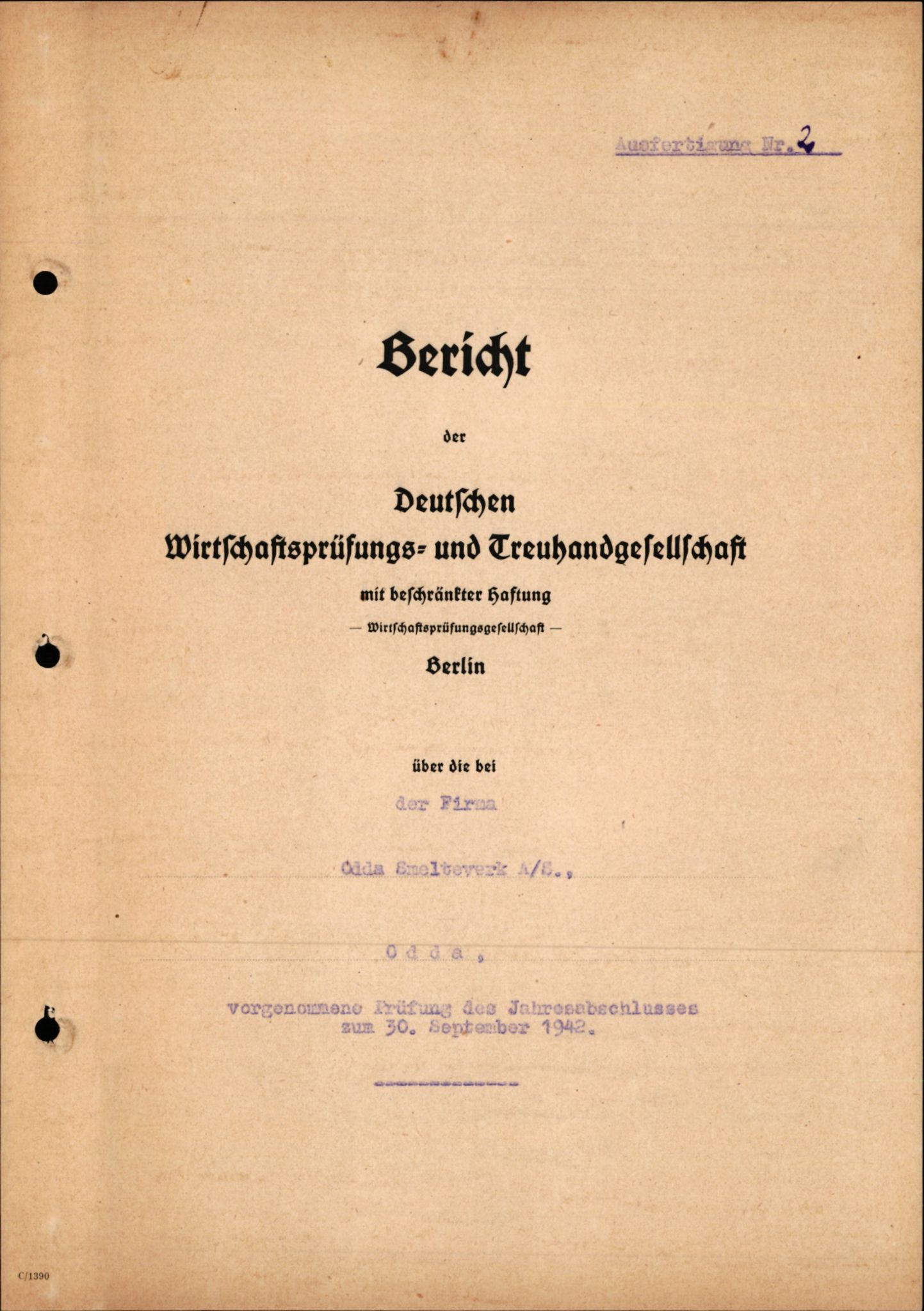 Forsvarets Overkommando. 2 kontor. Arkiv 11.4. Spredte tyske arkivsaker, AV/RA-RAFA-7031/D/Dar/Darc/L0029: Tyske oppgaver over norske industribedrifter, 1941-1942, p. 246