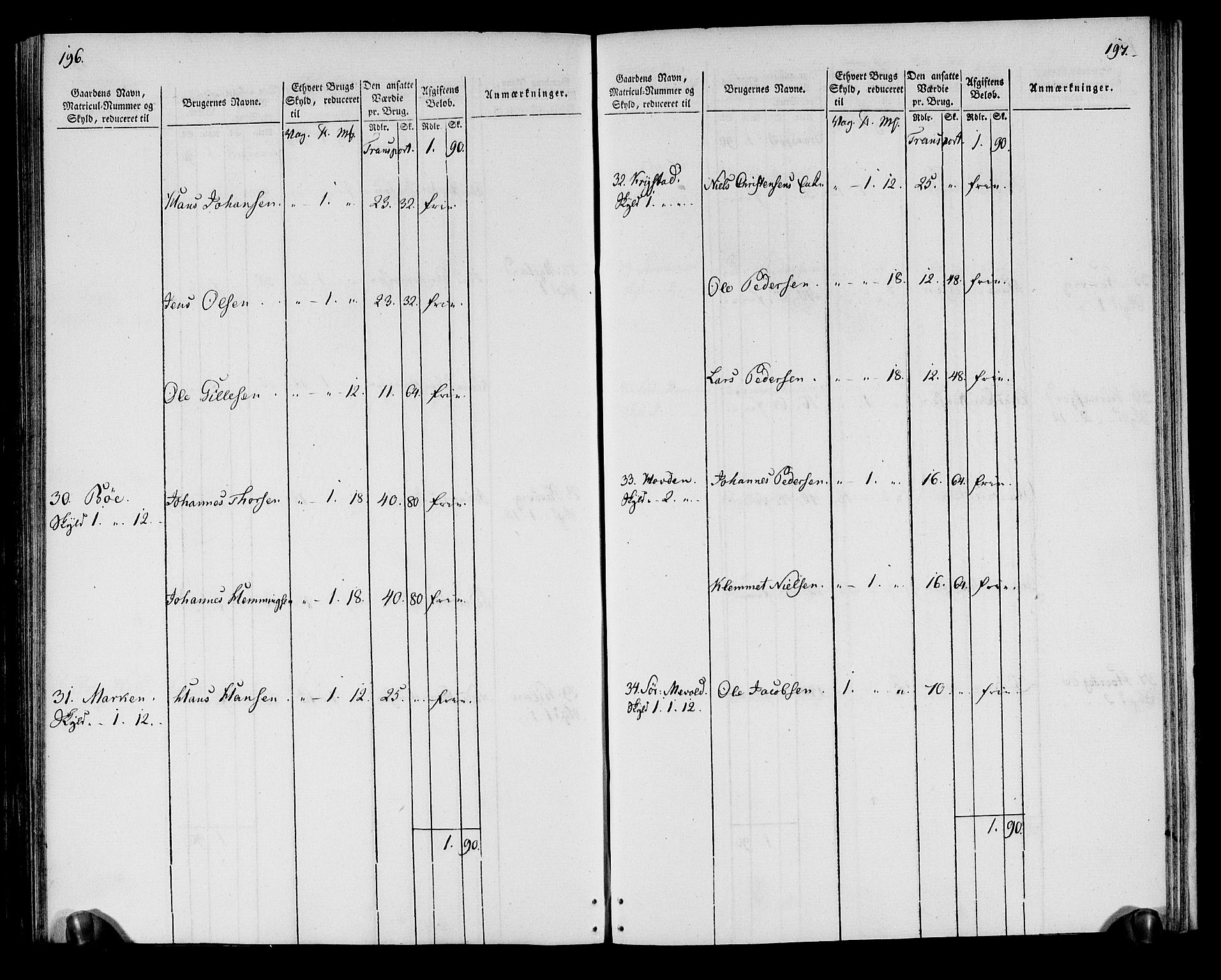 Rentekammeret inntil 1814, Realistisk ordnet avdeling, RA/EA-4070/N/Ne/Nea/L0164: Vesterålen, Andenes og Lofoten fogderi. Oppebørselsregister, 1803, p. 101