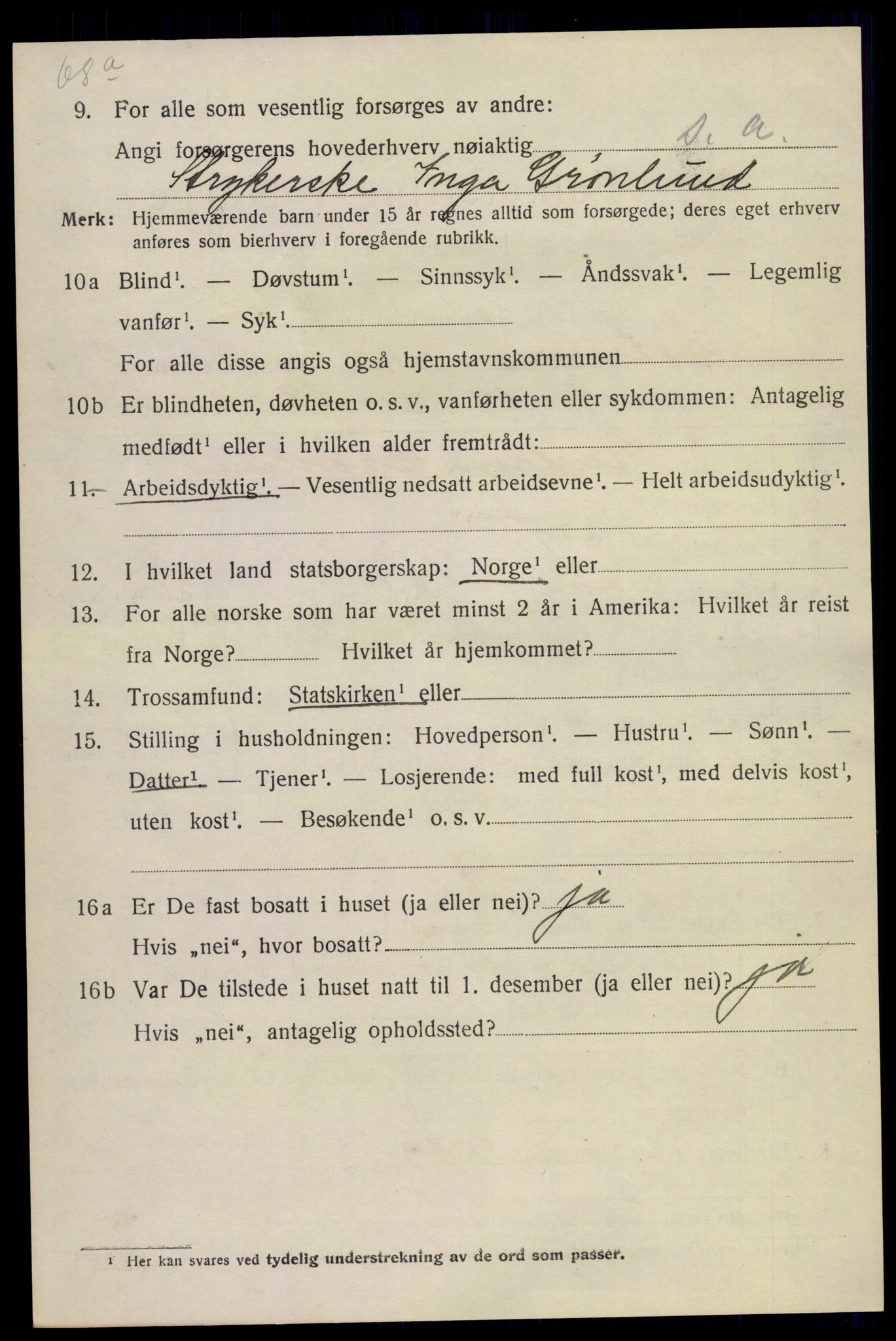 SAKO, 1920 census for Modum, 1920, p. 11894