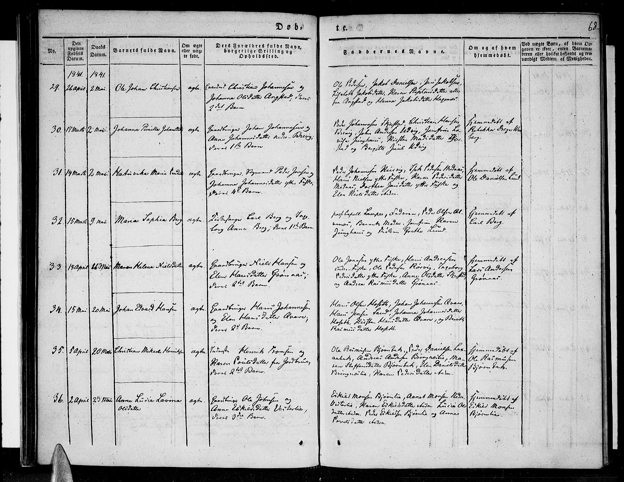 Ministerialprotokoller, klokkerbøker og fødselsregistre - Nordland, AV/SAT-A-1459/852/L0737: Parish register (official) no. 852A07, 1833-1849, p. 68