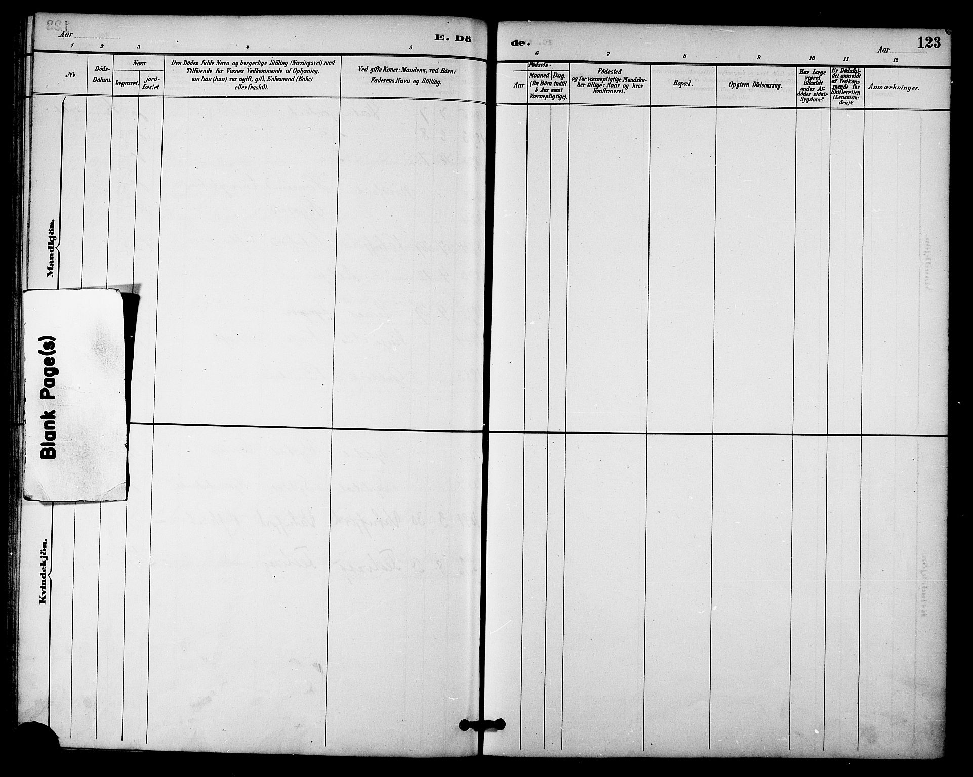 Ministerialprotokoller, klokkerbøker og fødselsregistre - Nordland, AV/SAT-A-1459/876/L1097: Parish register (official) no. 876A03, 1886-1896, p. 123