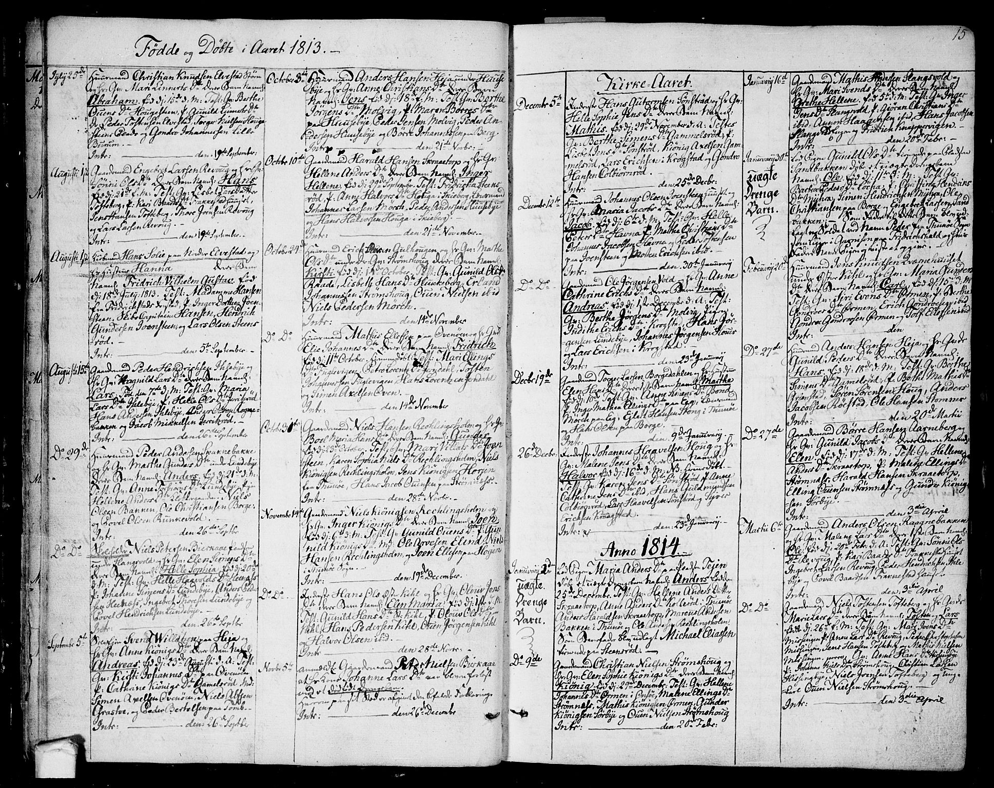 Råde prestekontor kirkebøker, SAO/A-2009/F/Fa/L0003: Parish register (official) no. 3, 1806-1814, p. 15