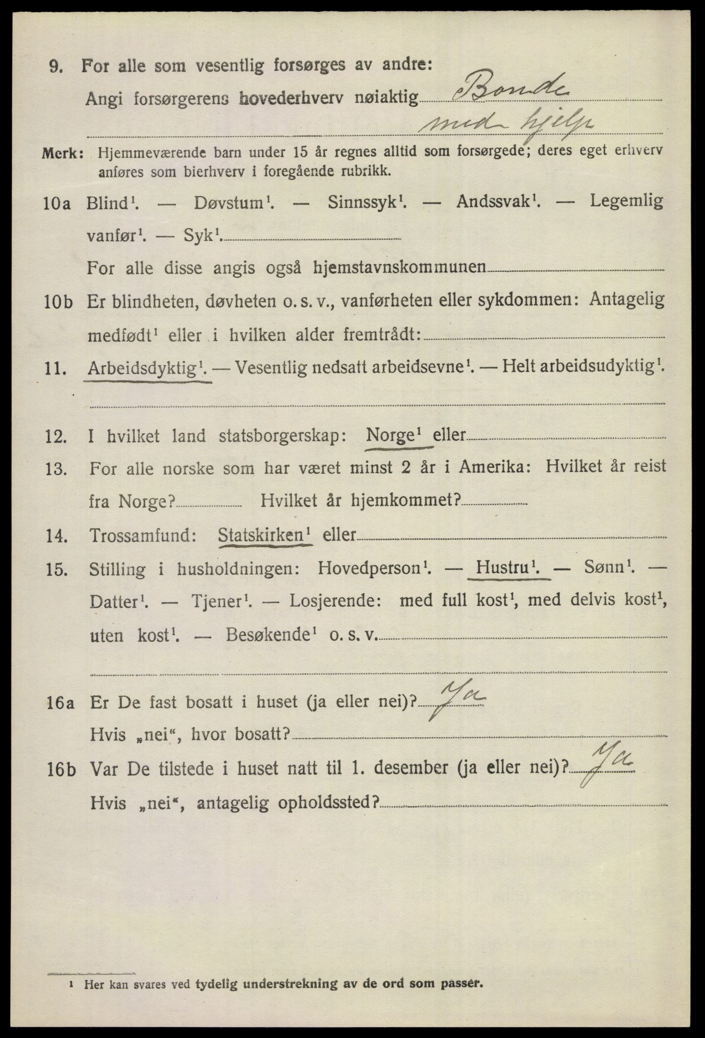 SAKO, 1920 census for Ål, 1920, p. 4613