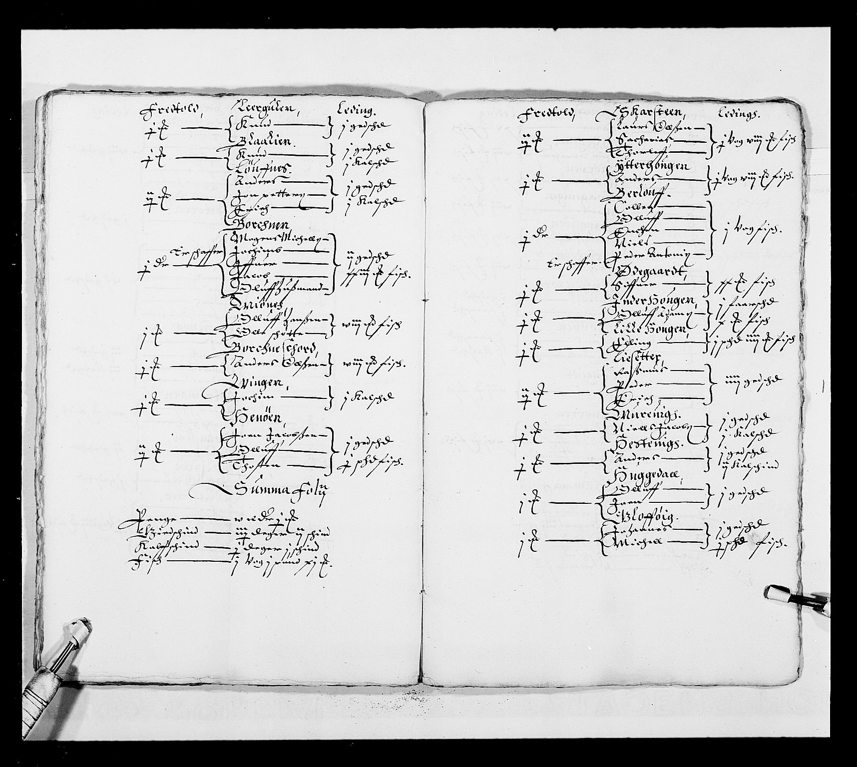 Stattholderembetet 1572-1771, AV/RA-EA-2870/Ek/L0025/0001: Jordebøker 1633-1658: / Jordebøker for Bergenhus len, 1645-1646, p. 223