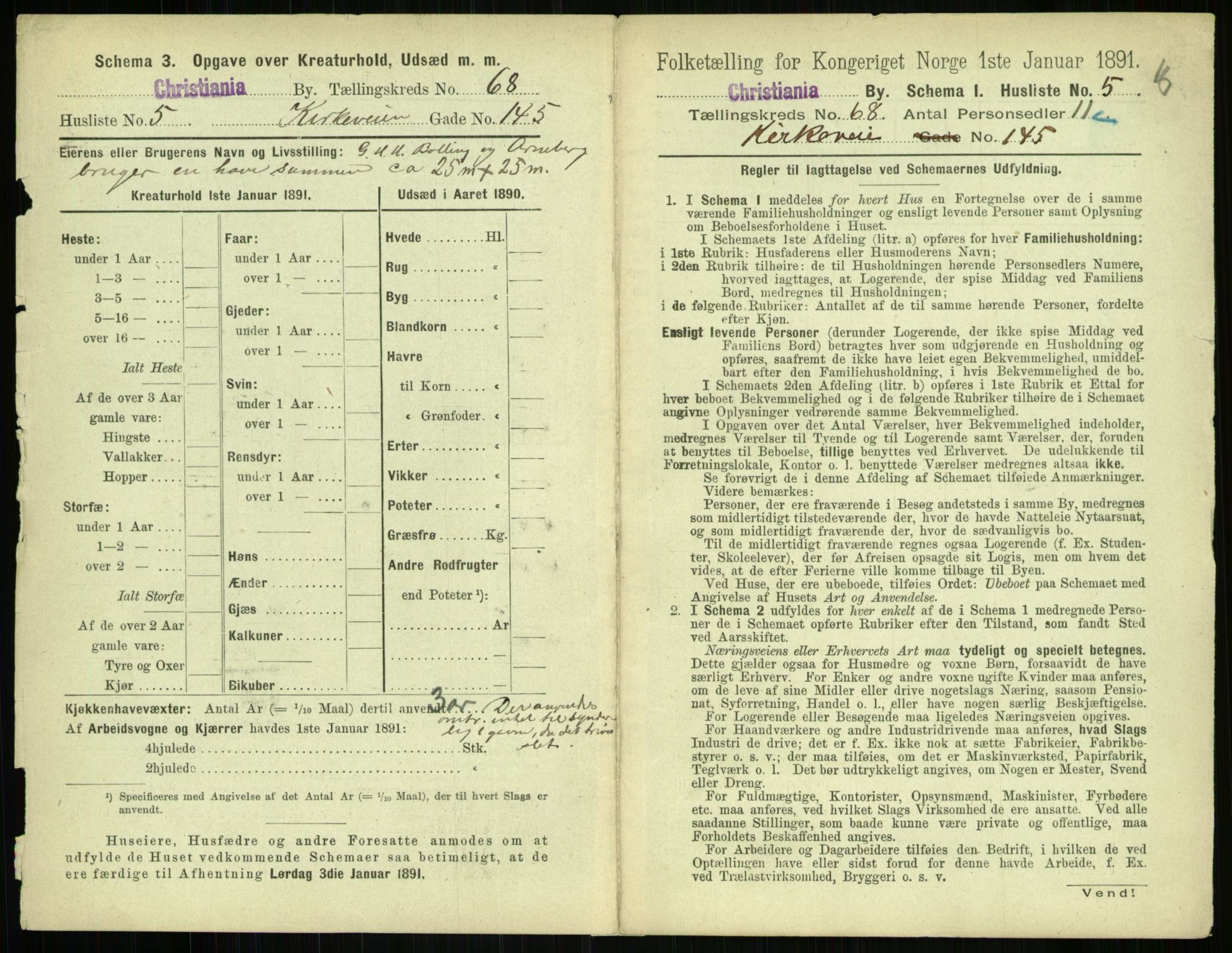 RA, 1891 census for 0301 Kristiania, 1891, p. 37372