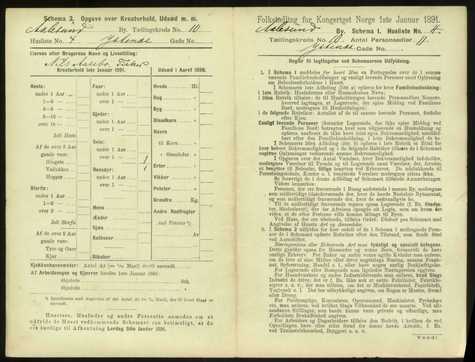 RA, 1891 census for 1501 Ålesund, 1891, p. 752