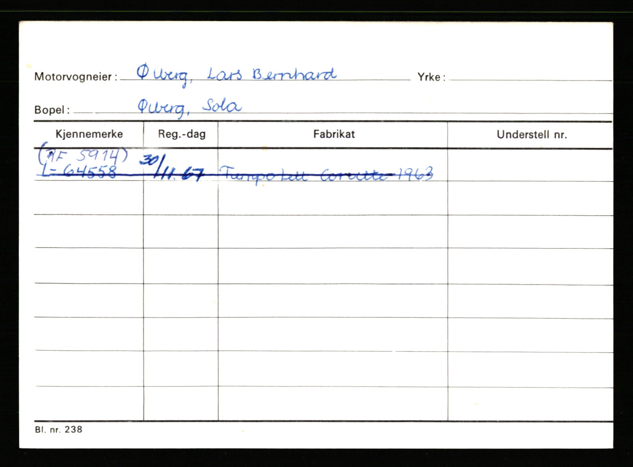 Stavanger trafikkstasjon, AV/SAST-A-101942/0/H/L0044: Øksna - Åmo, 1930-1971, p. 201