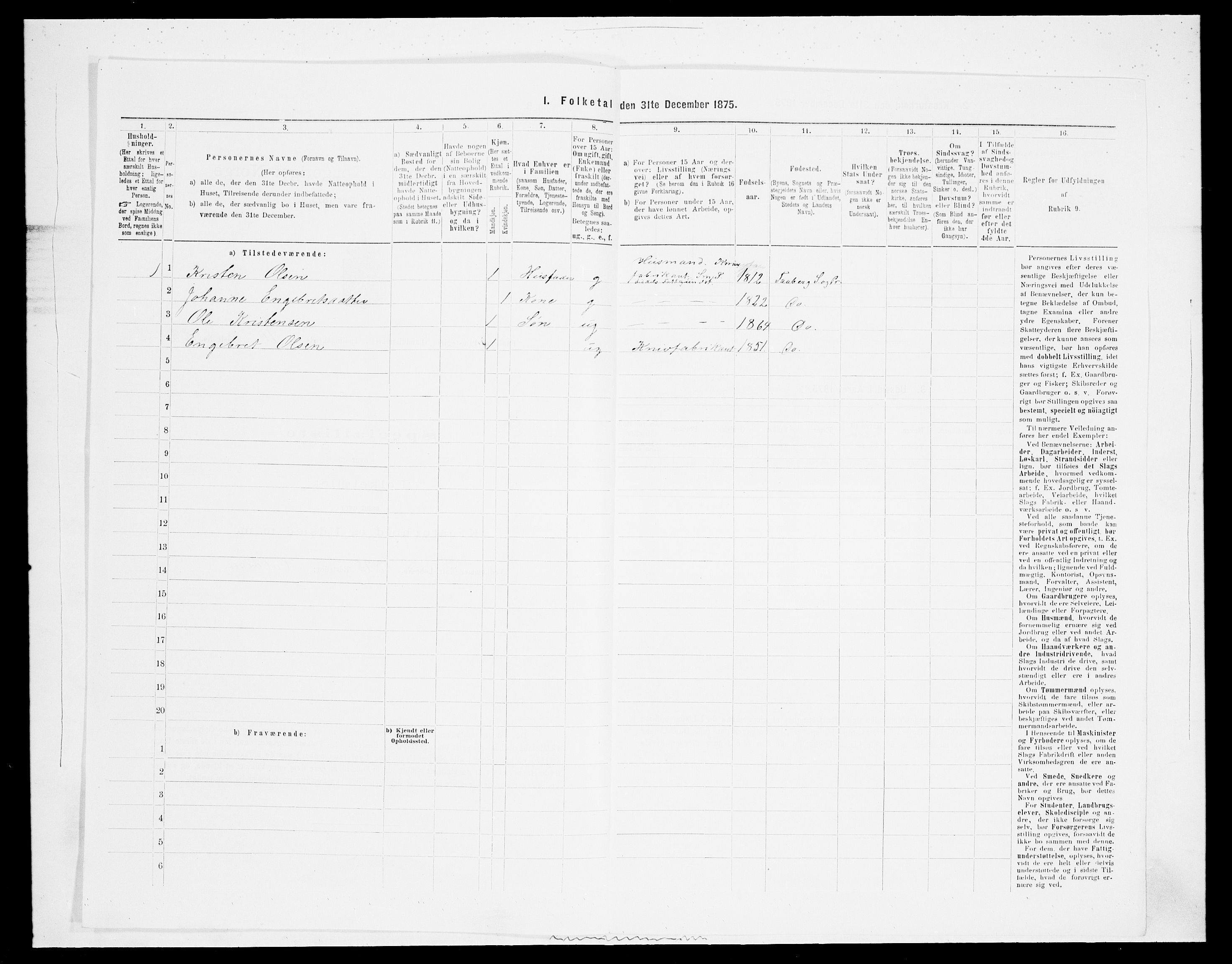 SAH, 1875 census for 0524L Fåberg/Fåberg og Lillehammer, 1875, p. 1267