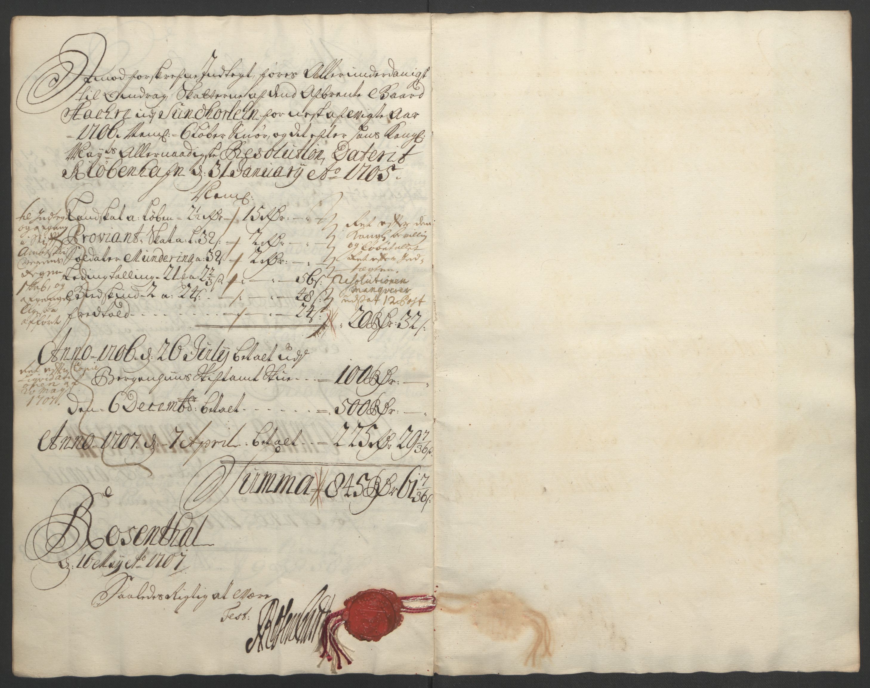 Rentekammeret inntil 1814, Reviderte regnskaper, Fogderegnskap, AV/RA-EA-4092/R49/L3138: Fogderegnskap Rosendal Baroni, 1691-1714, p. 185