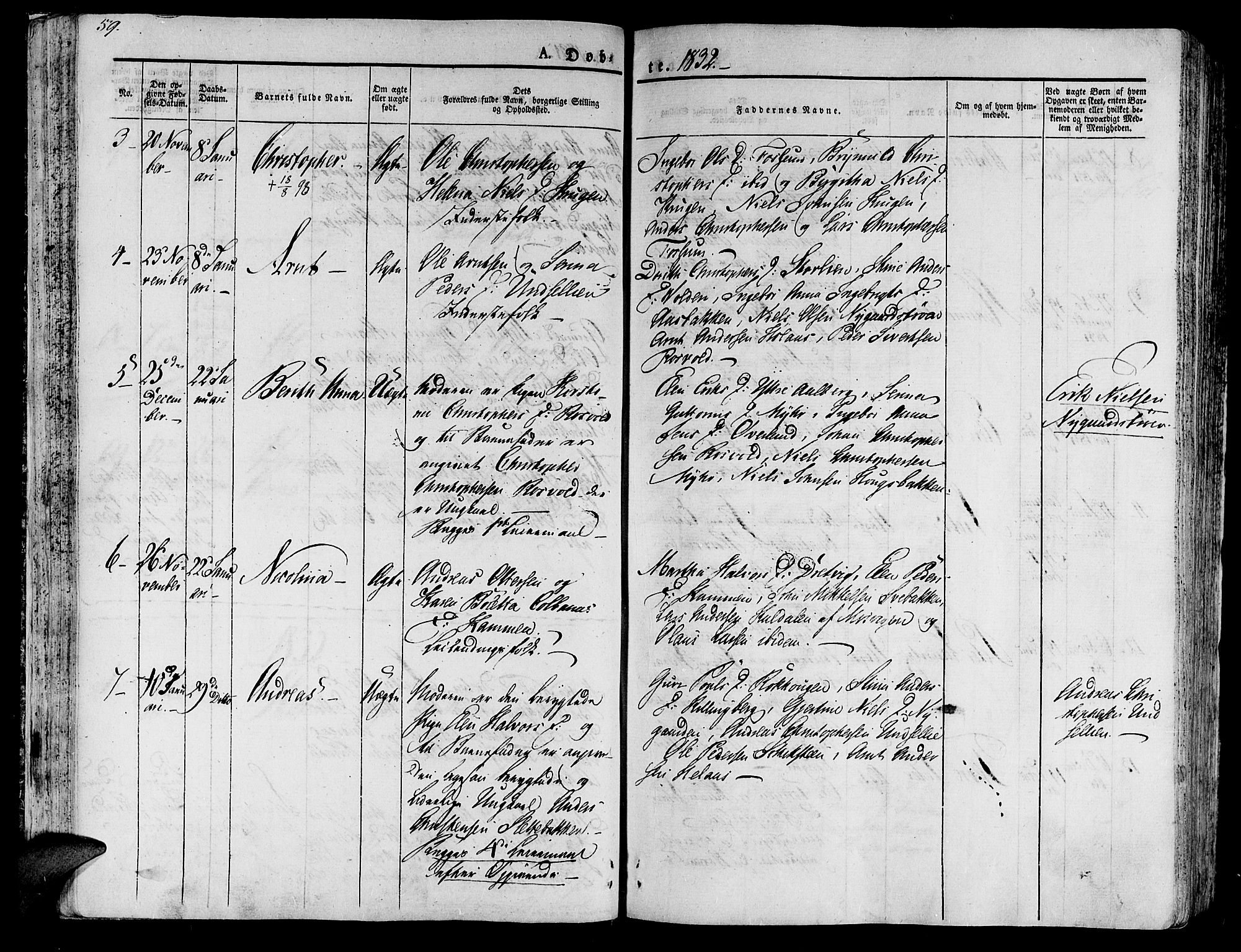 Ministerialprotokoller, klokkerbøker og fødselsregistre - Nord-Trøndelag, SAT/A-1458/701/L0006: Parish register (official) no. 701A06, 1825-1841, p. 59