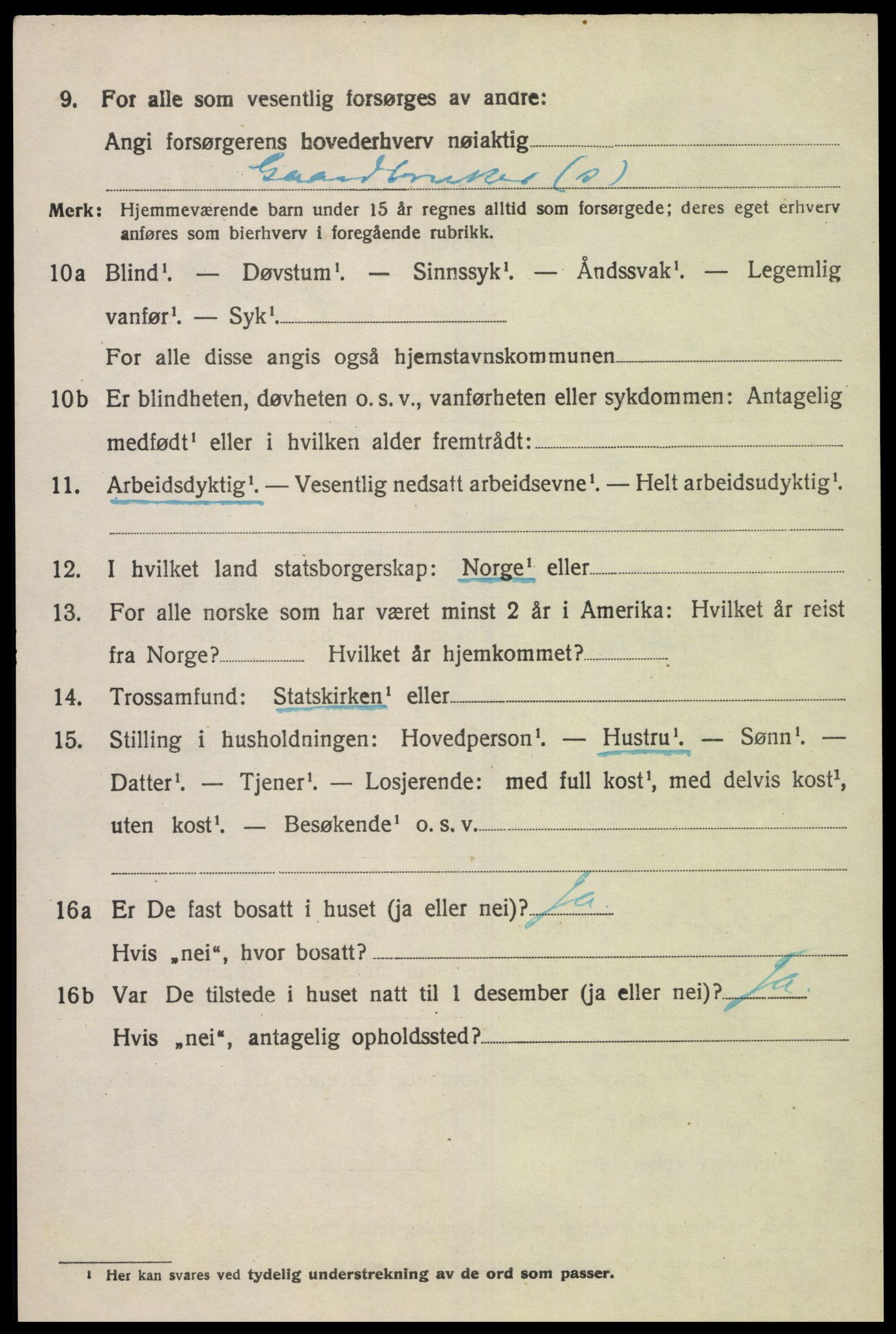 SAK, 1920 census for Halse og Harkmark, 1920, p. 2440