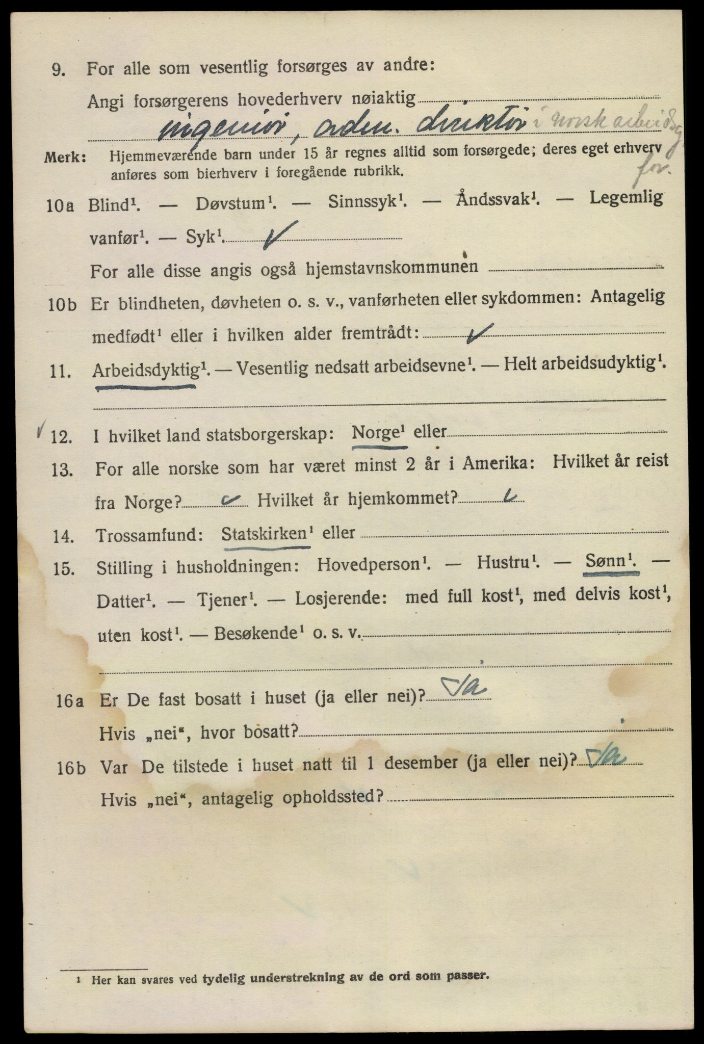 SAO, 1920 census for Kristiania, 1920, p. 582060