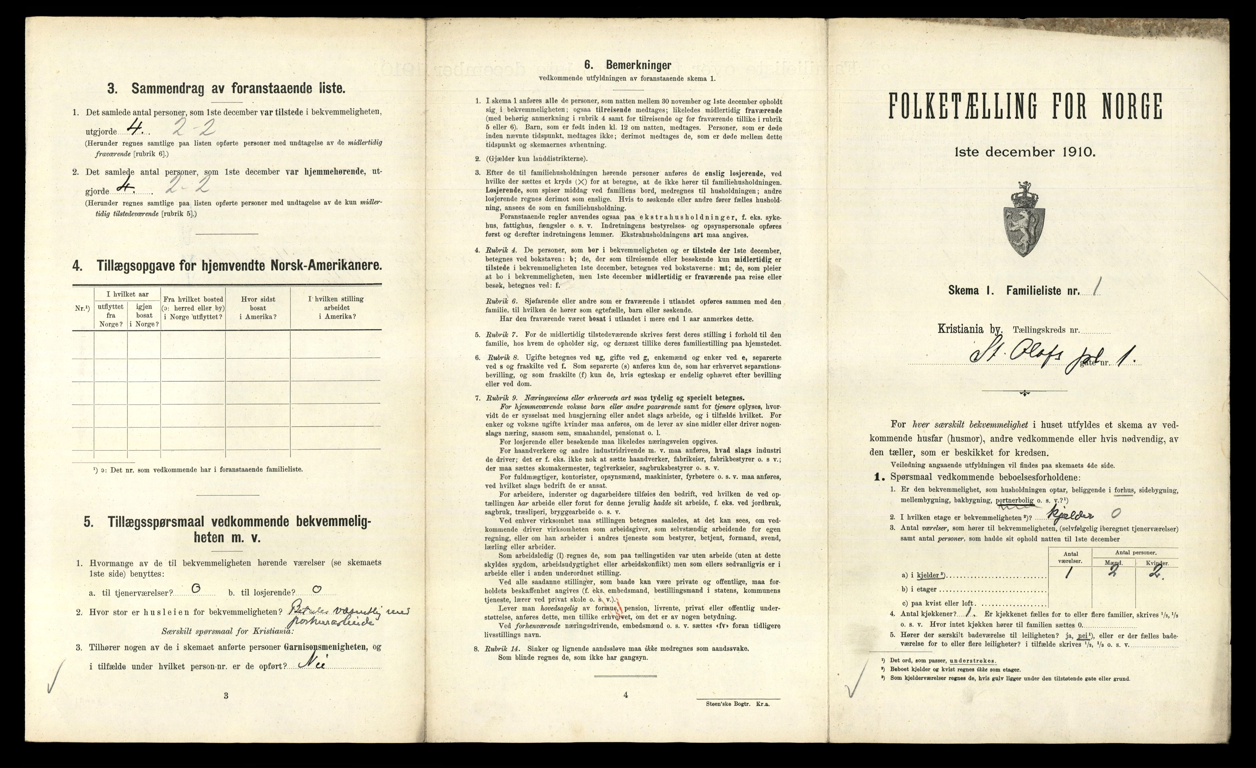 RA, 1910 census for Kristiania, 1910, p. 96843