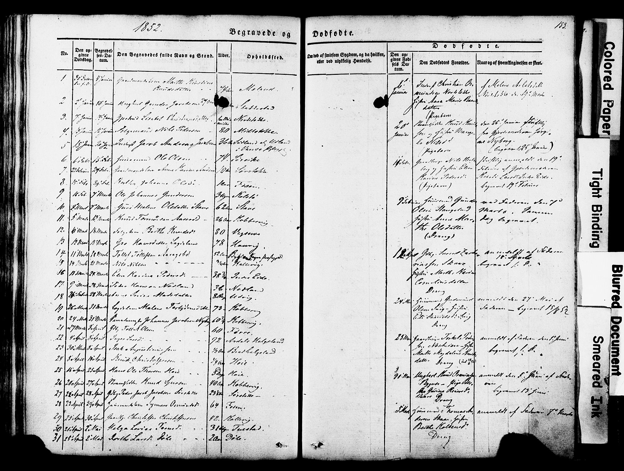 Avaldsnes sokneprestkontor, SAST/A -101851/H/Ha/Haa/L0007: Parish register (official) no. A 7, 1841-1853, p. 183