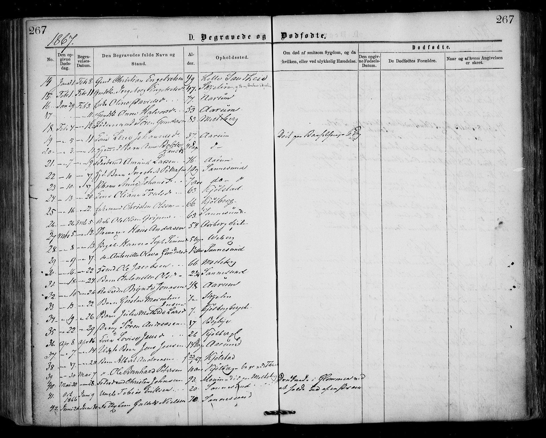 Borge prestekontor Kirkebøker, AV/SAO-A-10903/F/Fa/L0006: Parish register (official) no. I 6, 1861-1874, p. 267