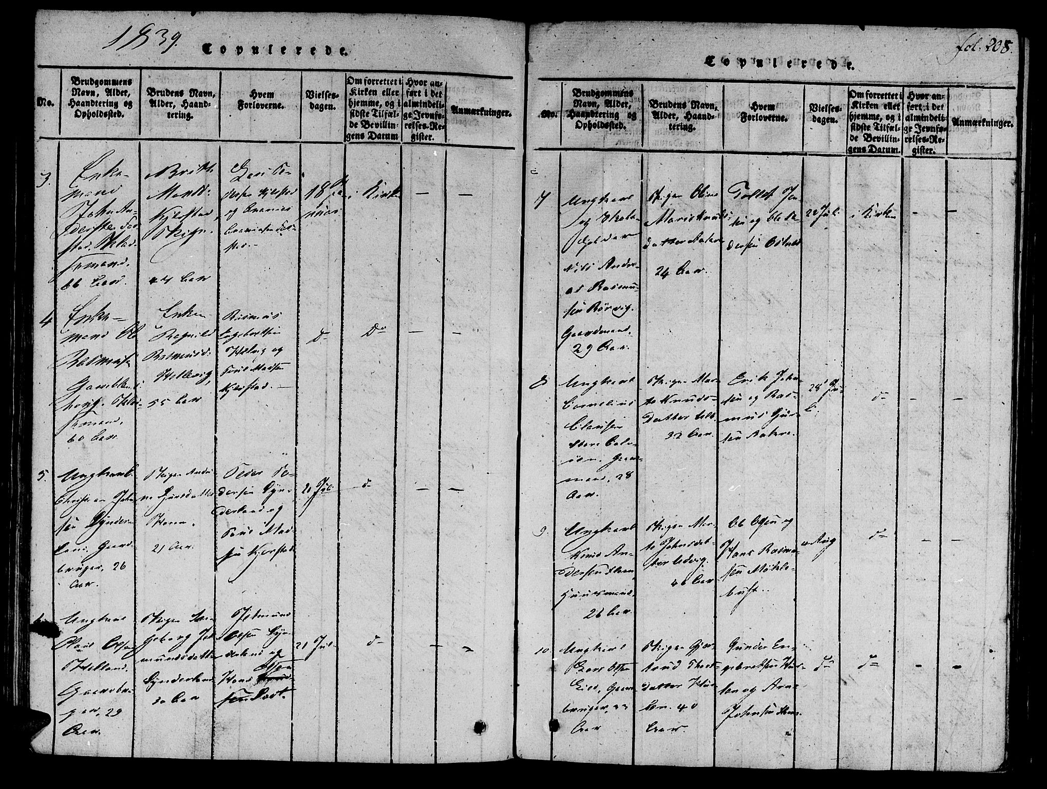 Ministerialprotokoller, klokkerbøker og fødselsregistre - Møre og Romsdal, SAT/A-1454/536/L0495: Parish register (official) no. 536A04, 1818-1847, p. 208