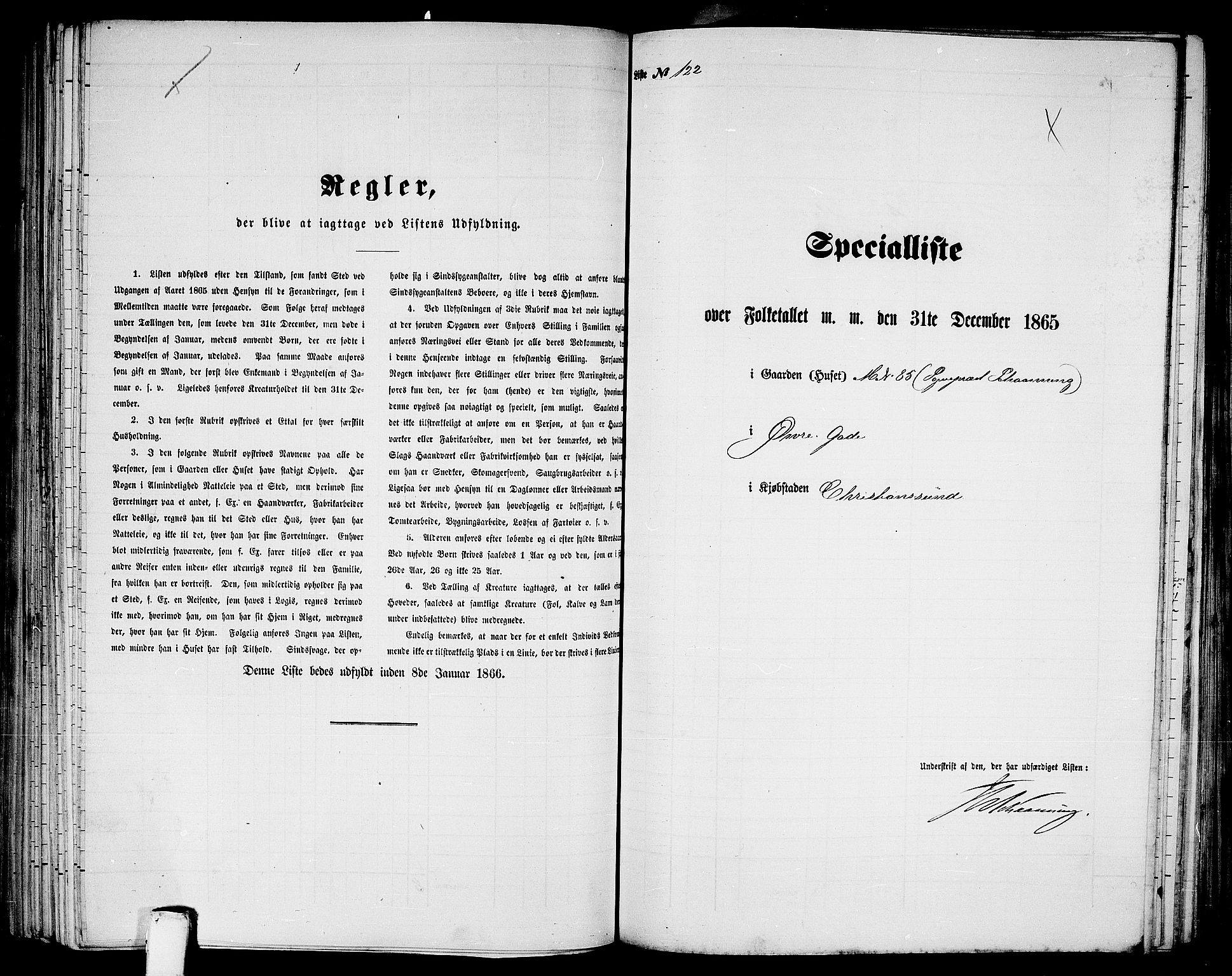 RA, 1865 census for Kristiansund/Kristiansund, 1865, p. 252