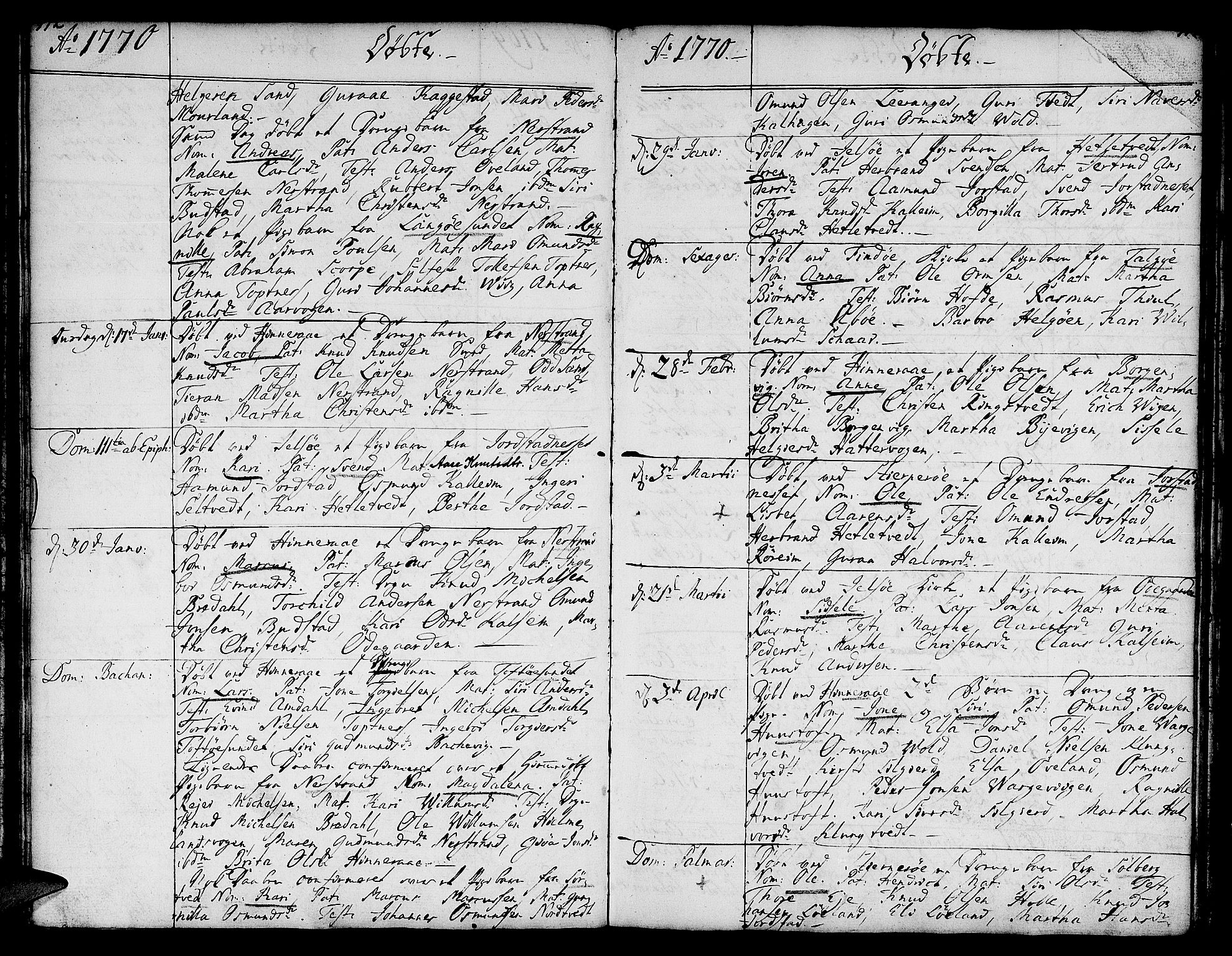 Nedstrand sokneprestkontor, SAST/A-101841/01/IV: Parish register (official) no. A 3, 1764-1779, p. 112-113