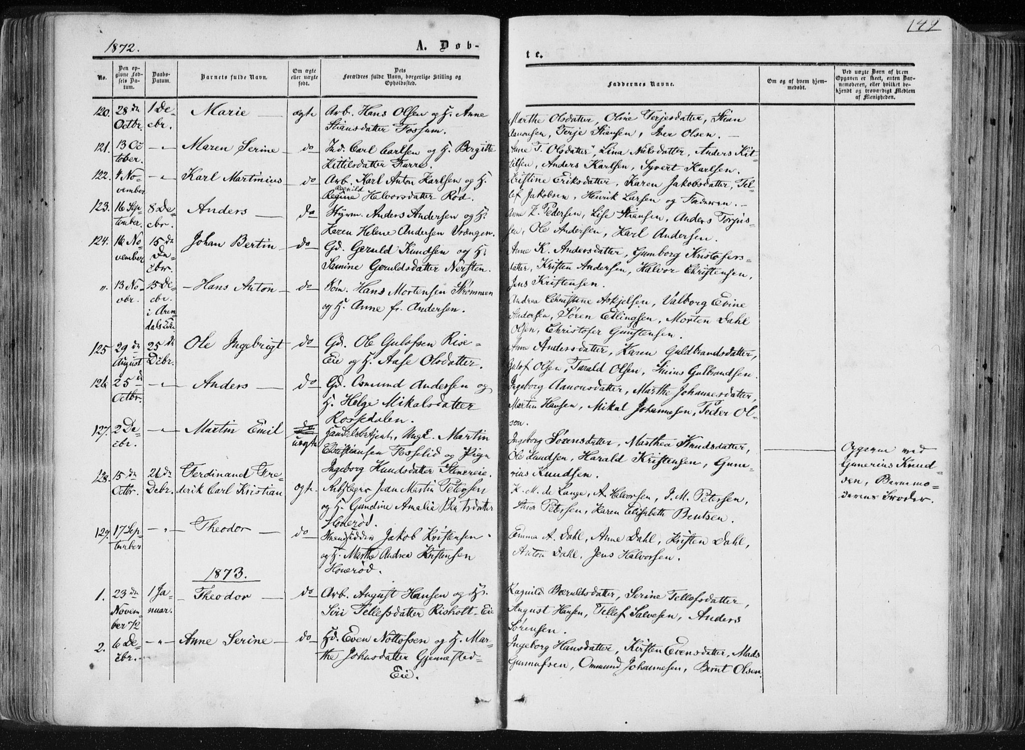 Øyestad sokneprestkontor, SAK/1111-0049/F/Fa/L0015: Parish register (official) no. A 15, 1857-1873, p. 149
