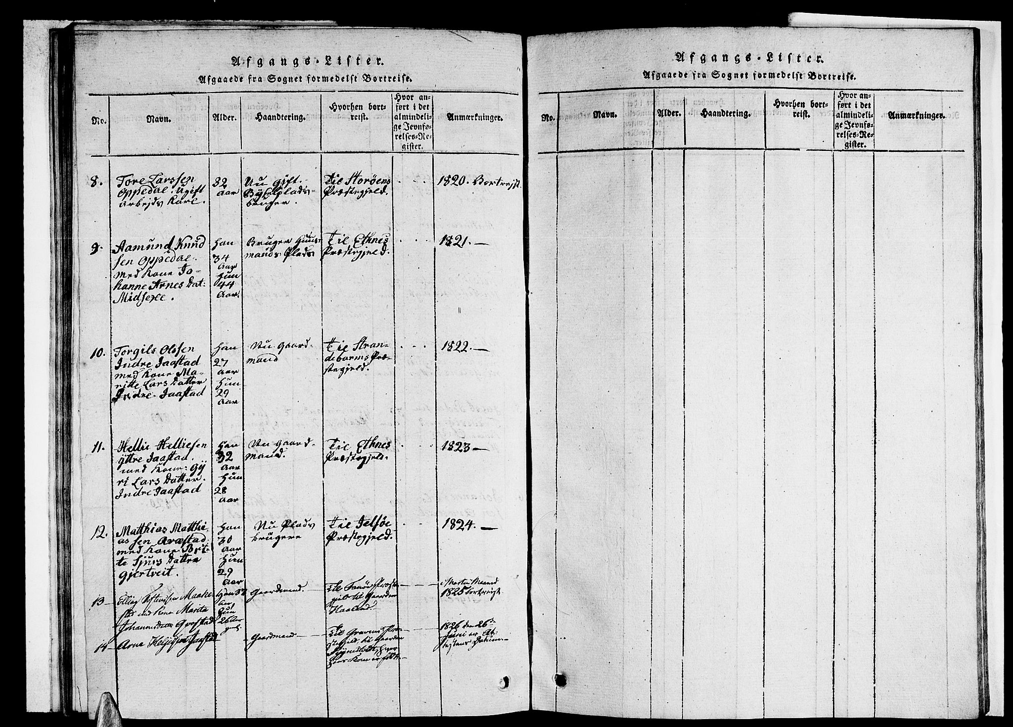 Ullensvang sokneprestembete, SAB/A-78701/H/Haa: Parish register (official) no. A 9, 1819-1826