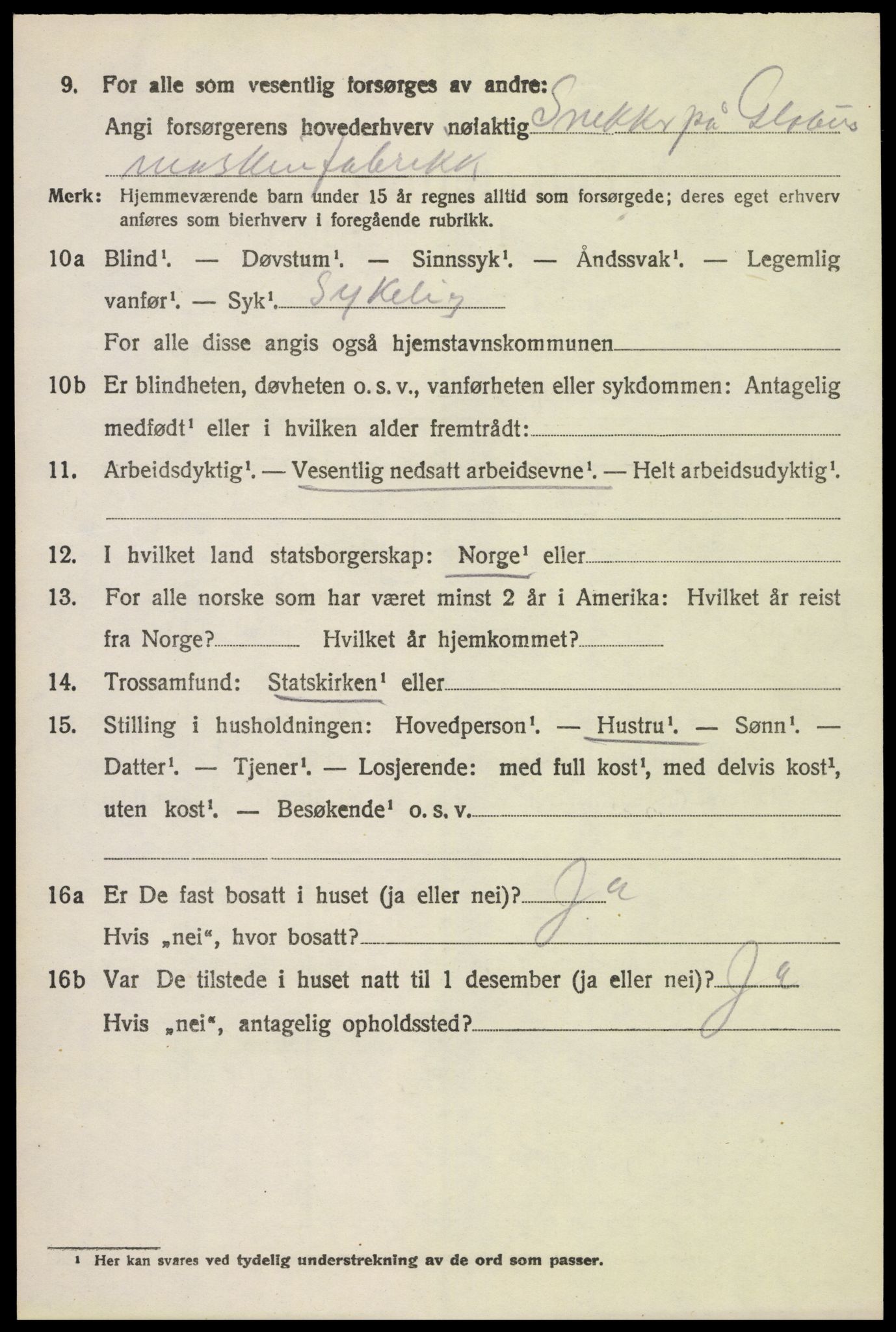 SAH, 1920 census for Furnes, 1920, p. 8168