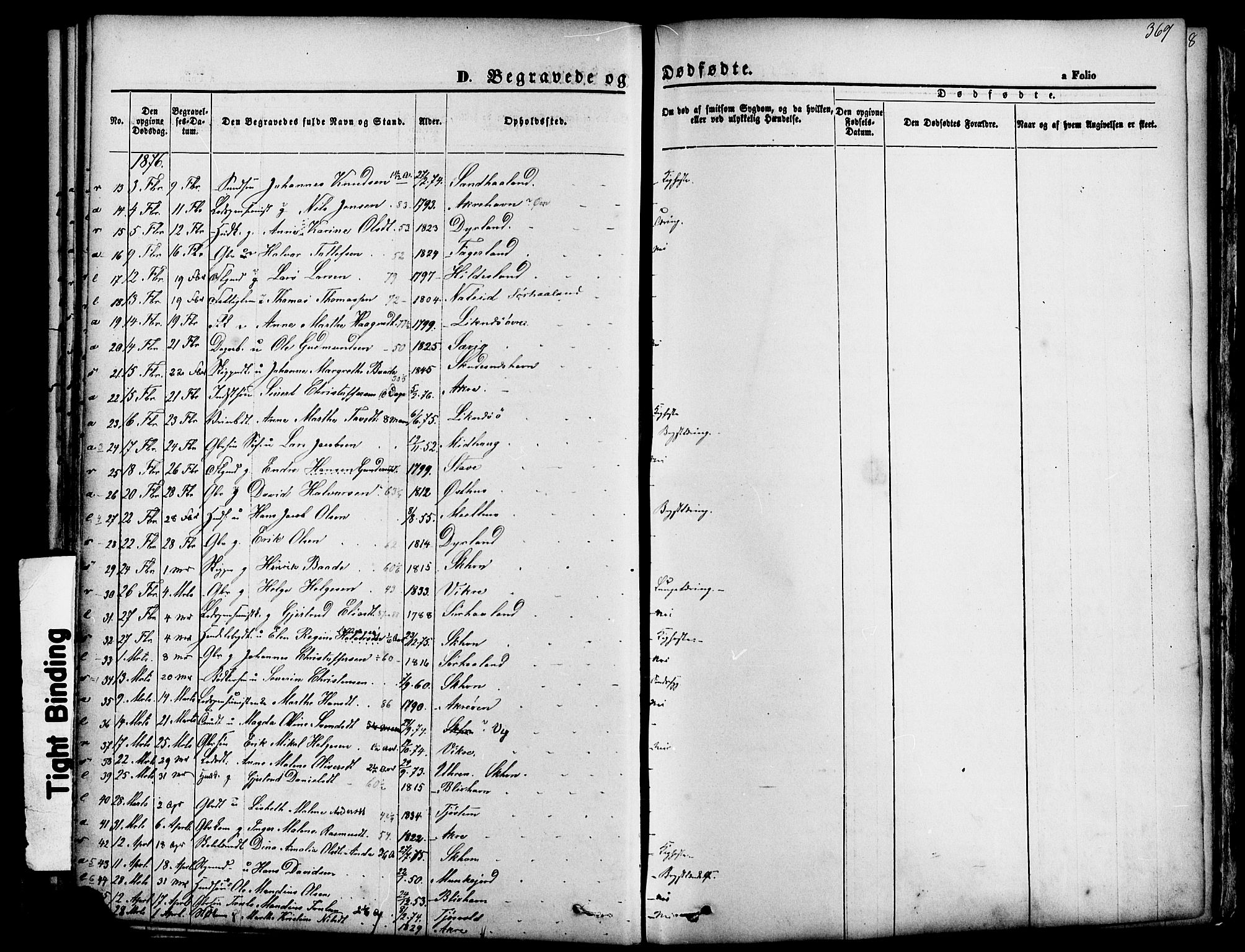 Skudenes sokneprestkontor, SAST/A -101849/H/Ha/Haa/L0006: Parish register (official) no. A 4, 1864-1881, p. 367